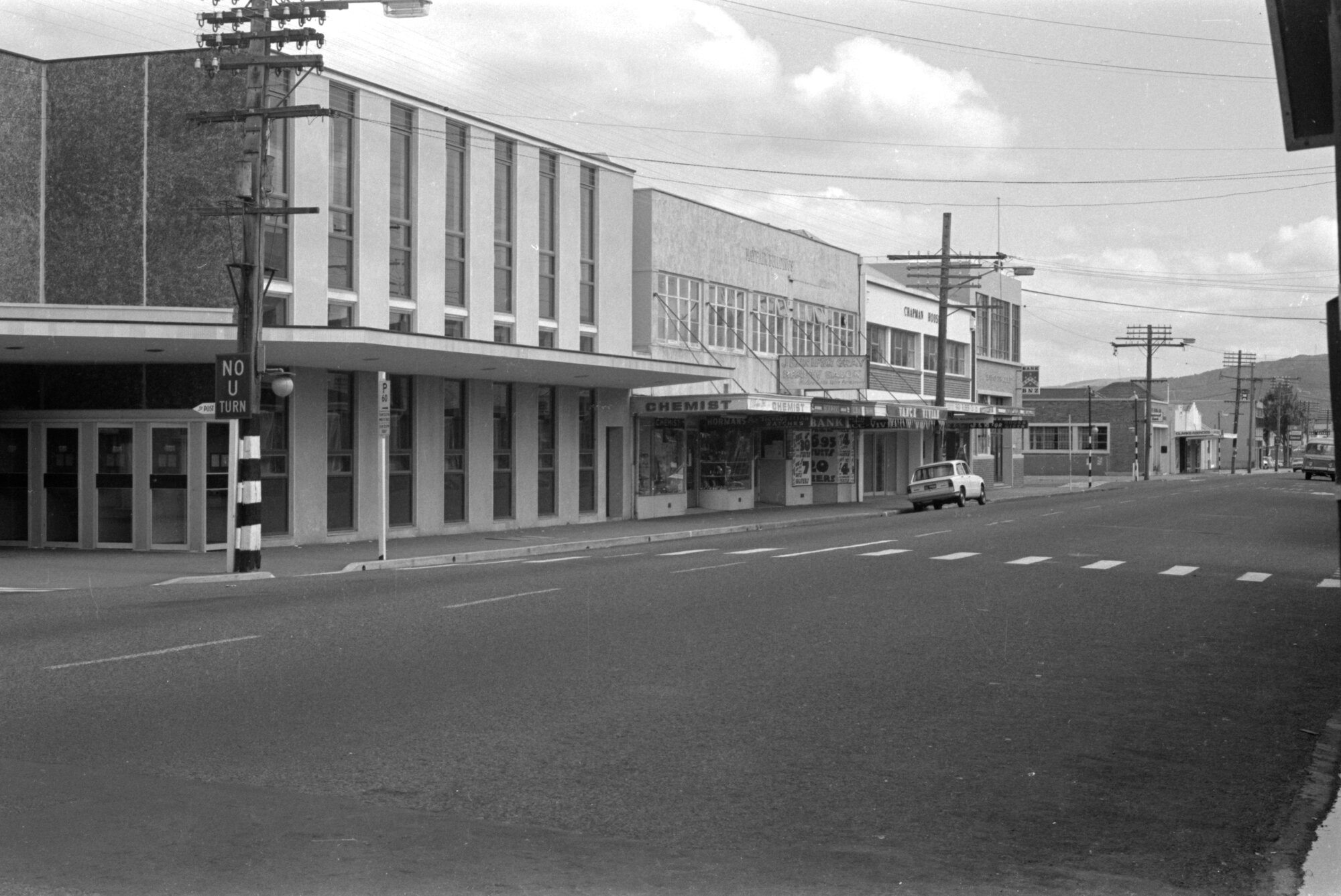 Main Street, c.1974; south side, looking west from opposite Geange Street