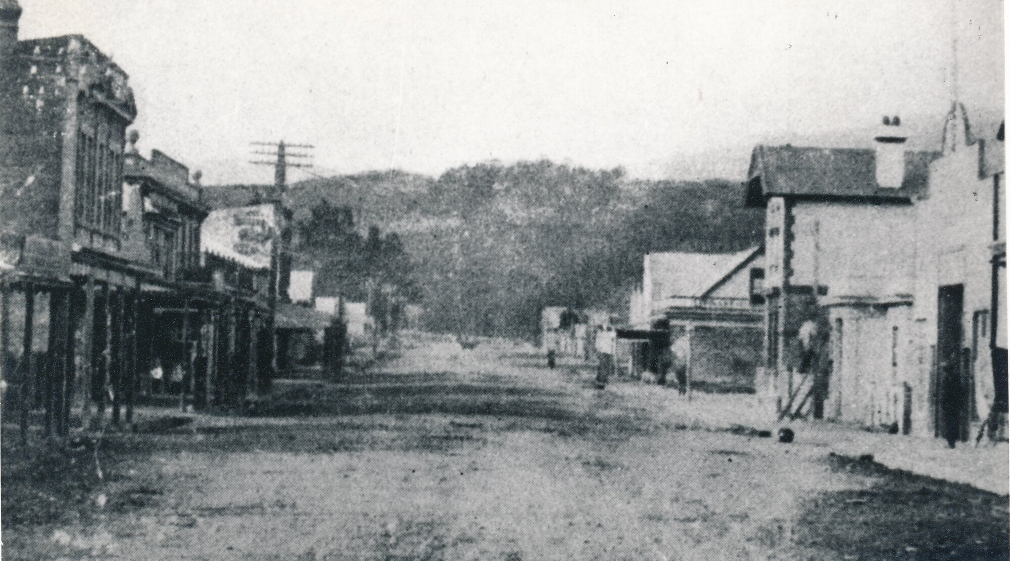 Main Street, looking east from near Princes Street, circa 1912.