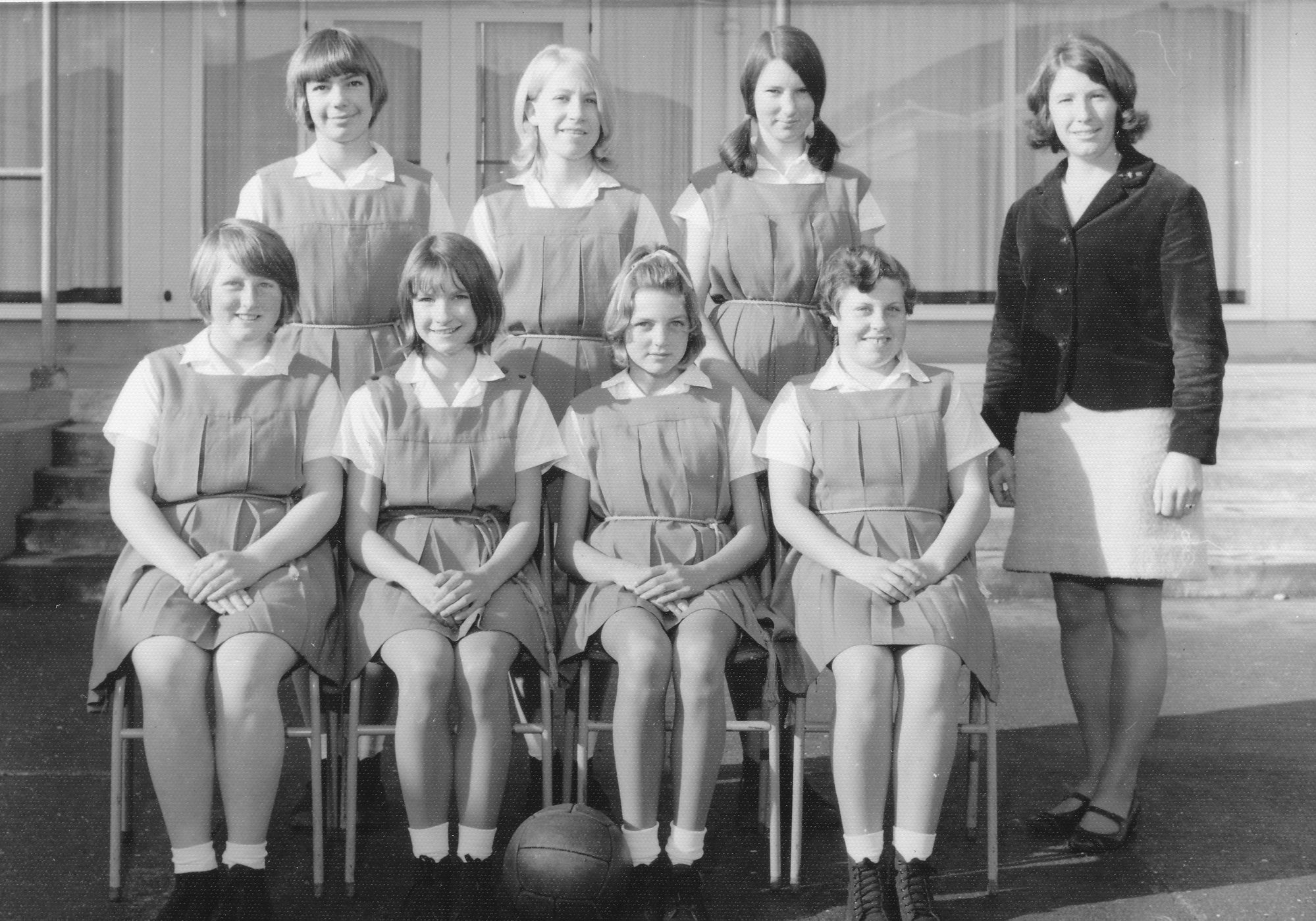 Upper Hutt College sport; Netball 1968;  2 