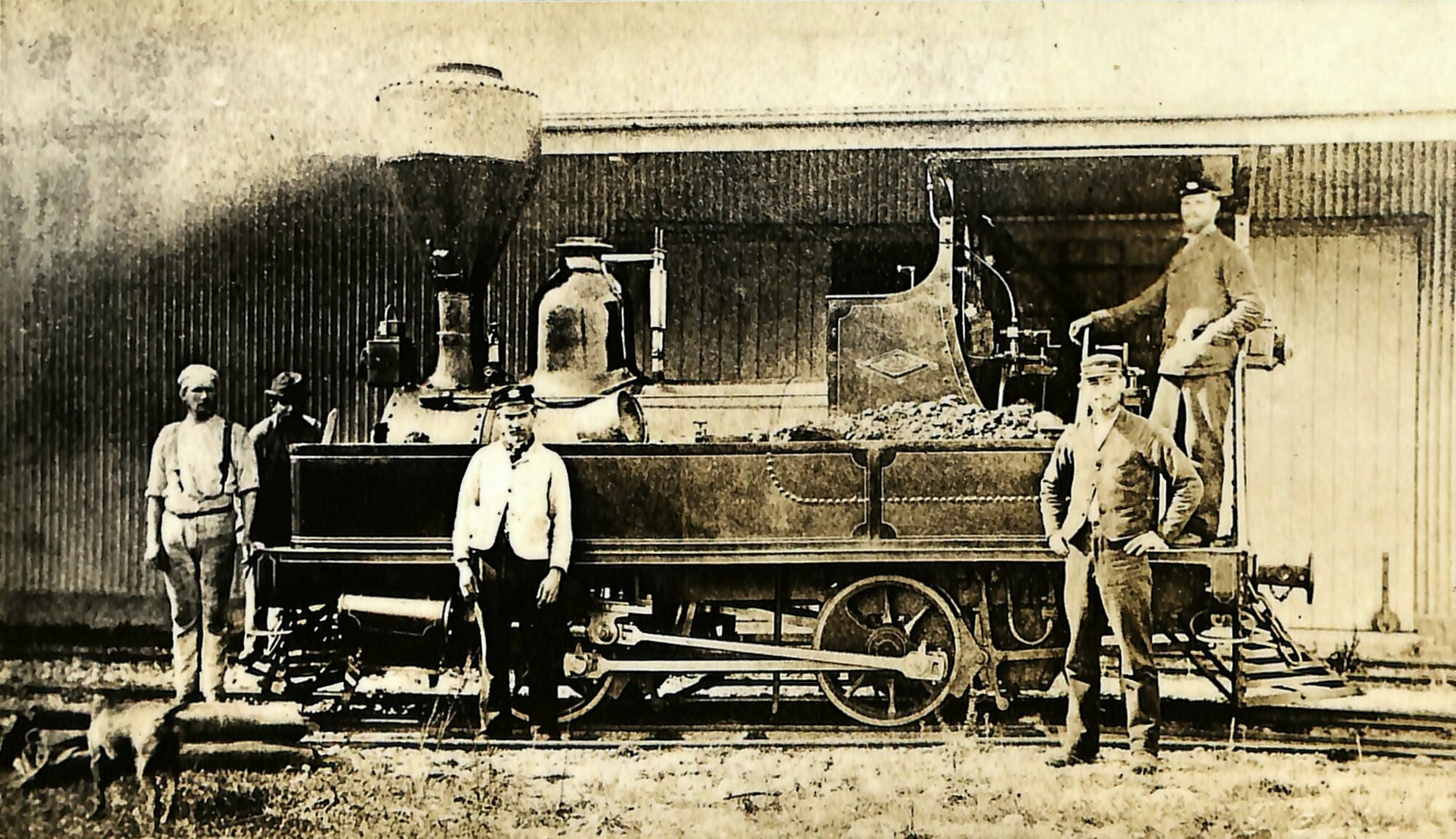 New Zealand Railways locomotive, A 0-4-0 T class; number unknown