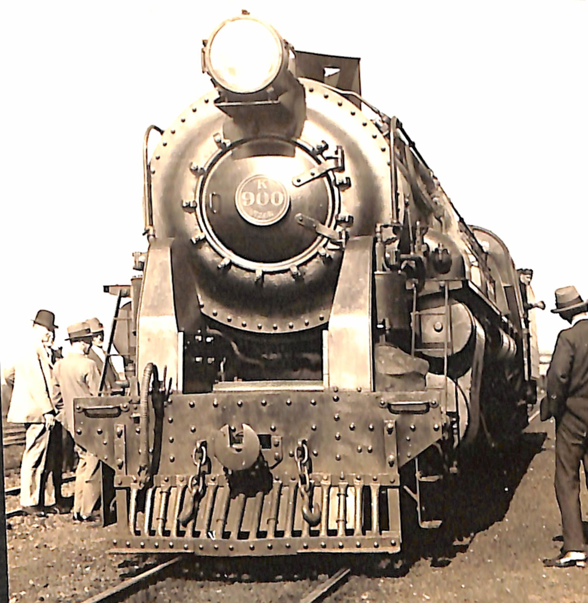 New Zealand Railways locomotive, K 4-8-4 class; number 900; first of this class.