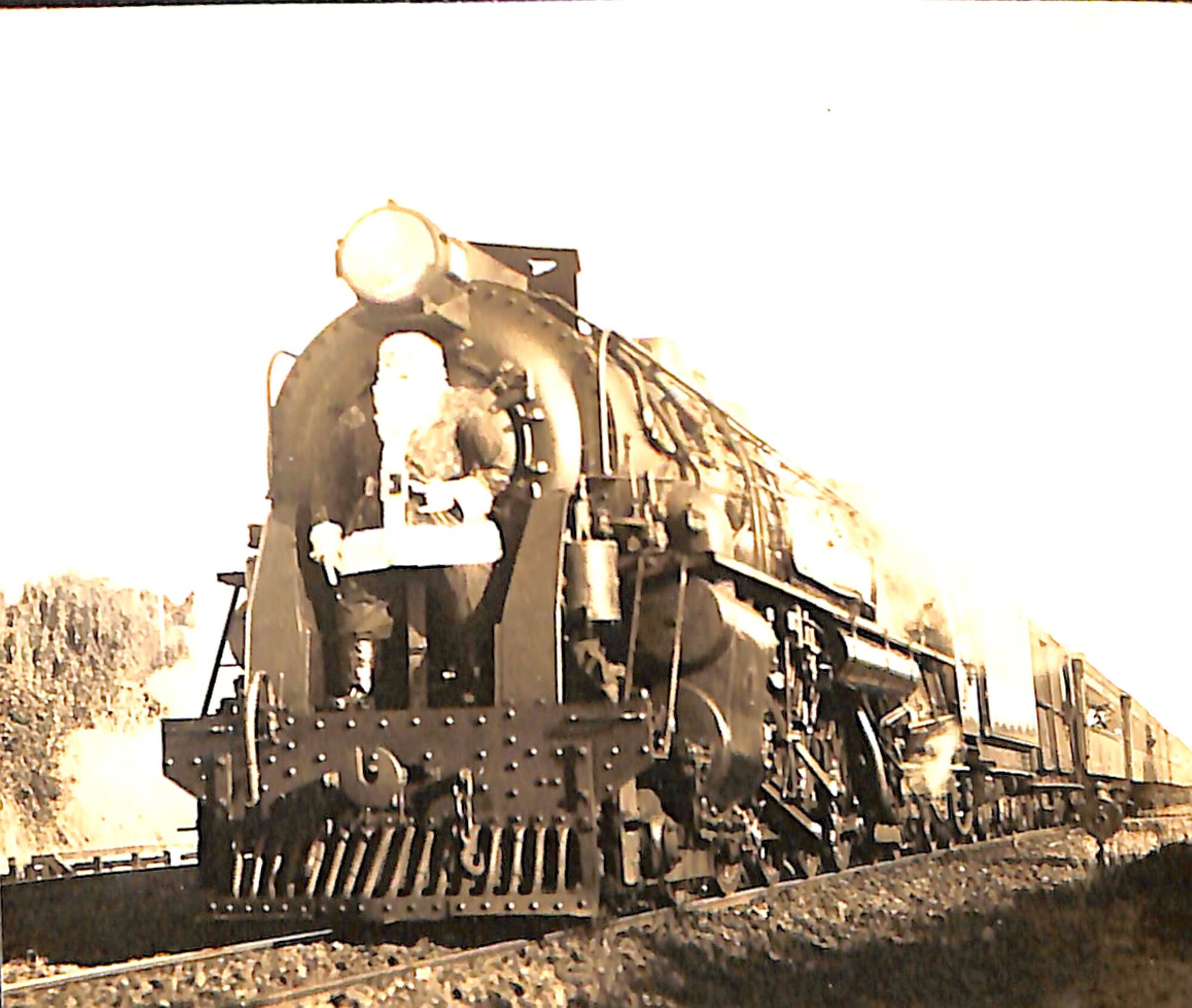 New Zealand Railways locomotive, K 4-8-4 class; number 900; first of this class.