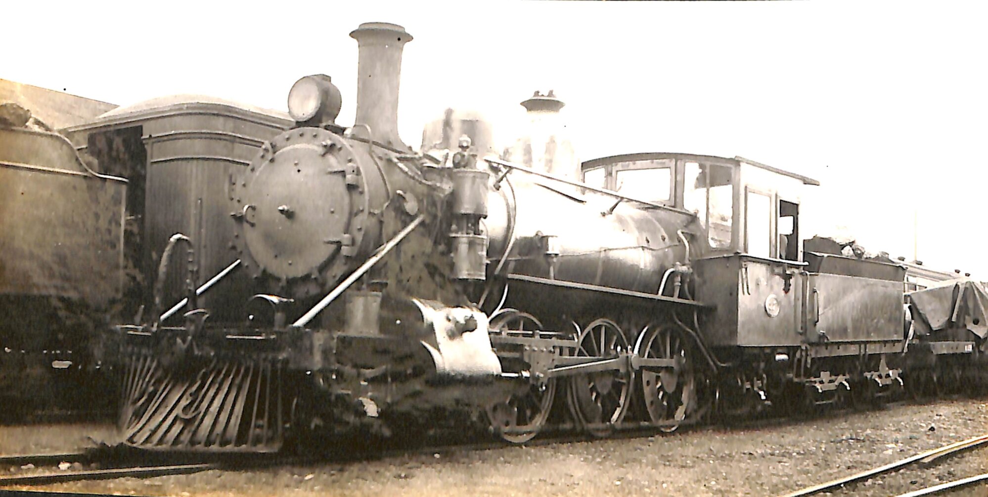 New Zealand Railways locomotive, N 2-6-2 class, 1901; number illegible