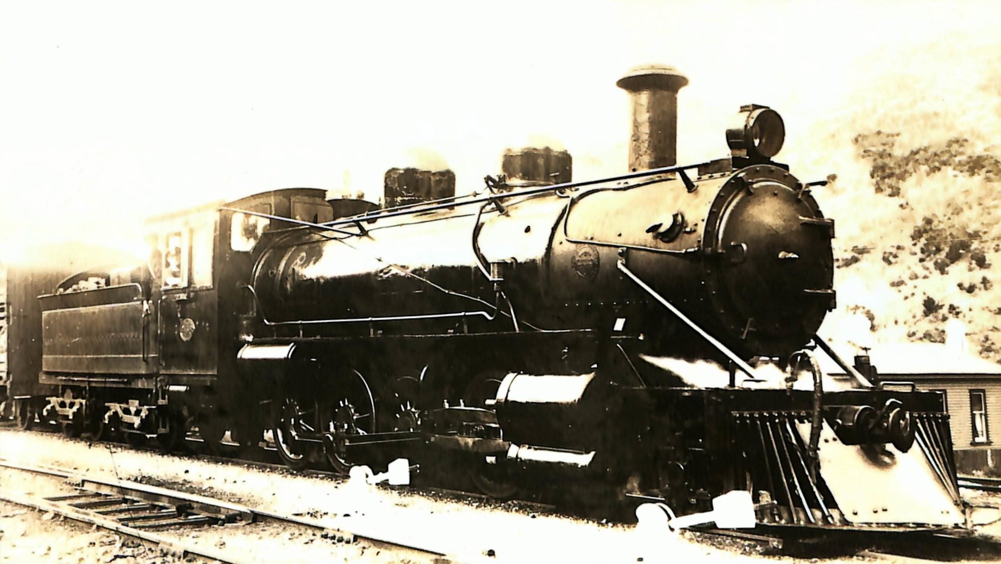 New Zealand Railways locomotive, Oc 2-8-0 class; number 458 (Manawatu 16)