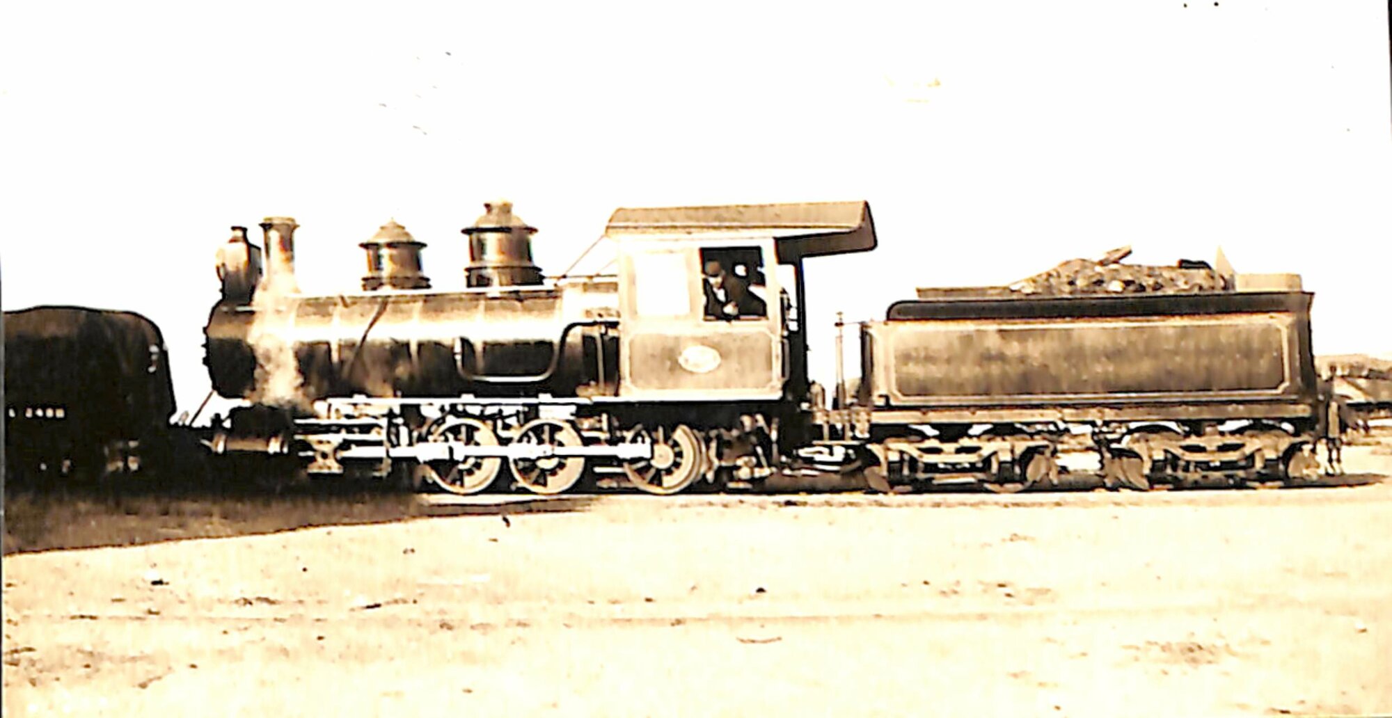 New Zealand Railways locomotive, T 2-8-0 class; number illegible