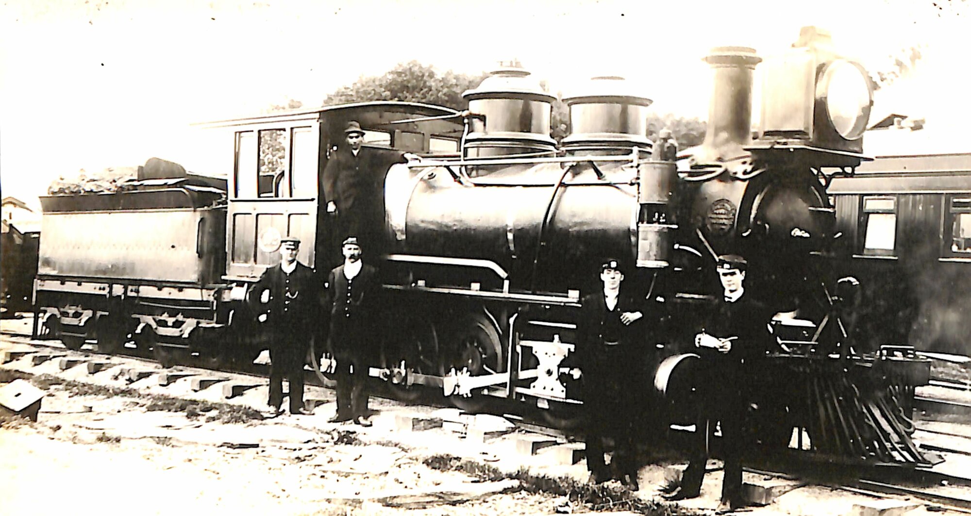 New Zealand Railways locomotive, T 2-8-0 class; number illegible