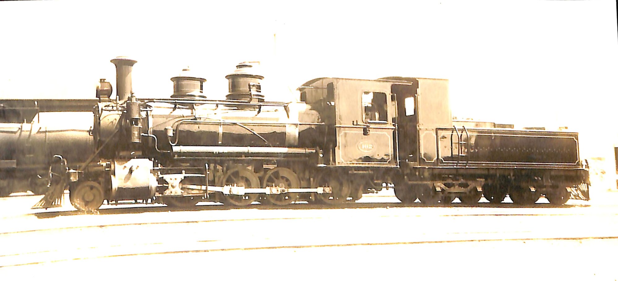 New Zealand Railways locomotive, T 2-8-0 class; number illegible