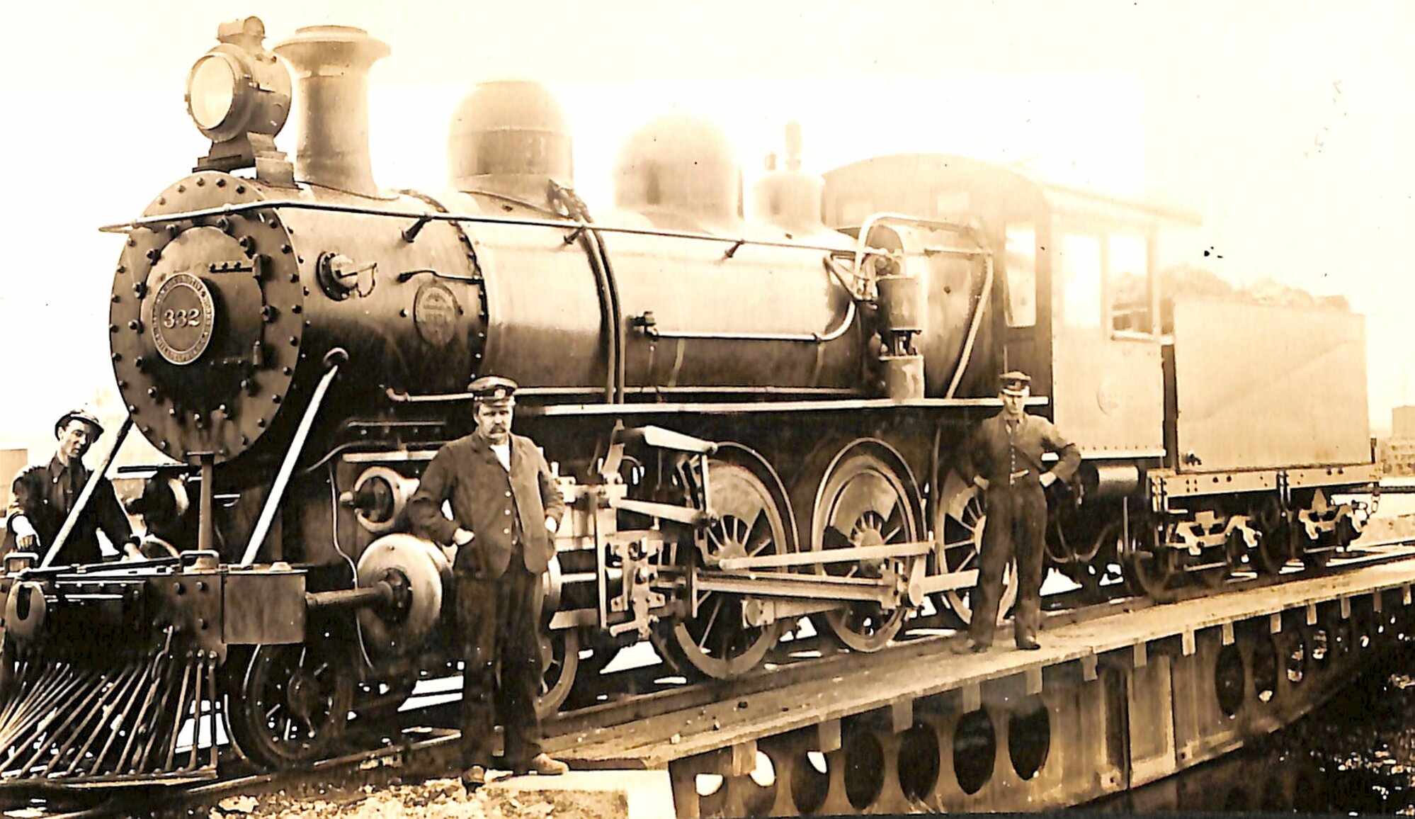 New Zealand Railways locomotive, Ub 4-6-0 class; number 332