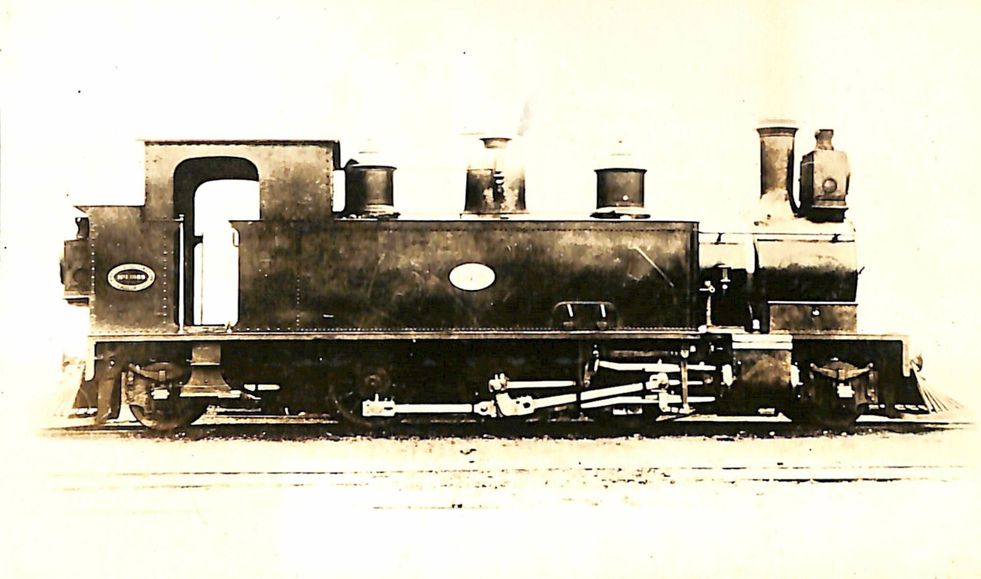 New Zealand Railways locomotive, W 2-6-2 T class; number 192; first Addington loco