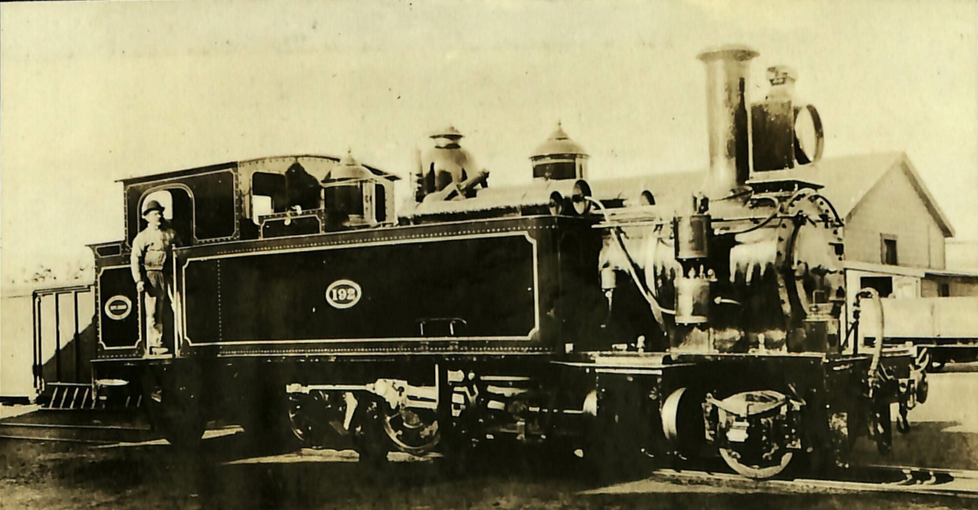 New Zealand Railways locomotive, W 2-6-2 T class; number 192; first Addington loco