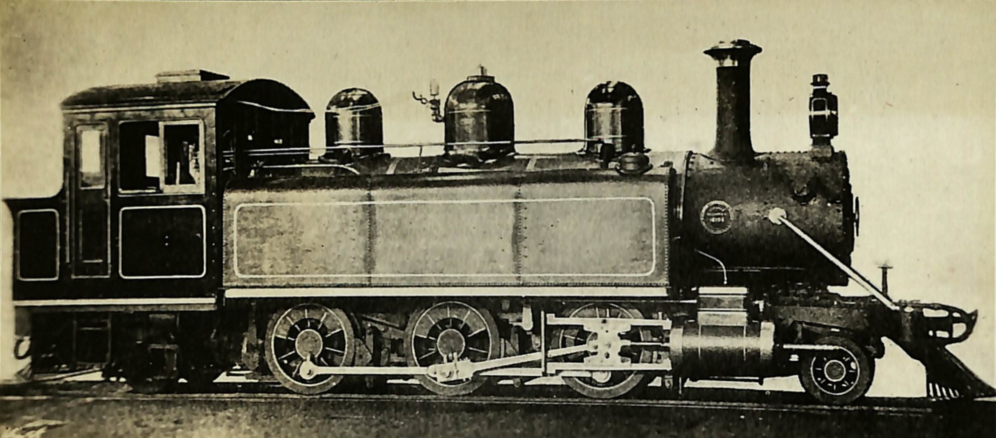 New Zealand Railways locomotive, Wb 2-6-2 T class; number unknown; maker's photo