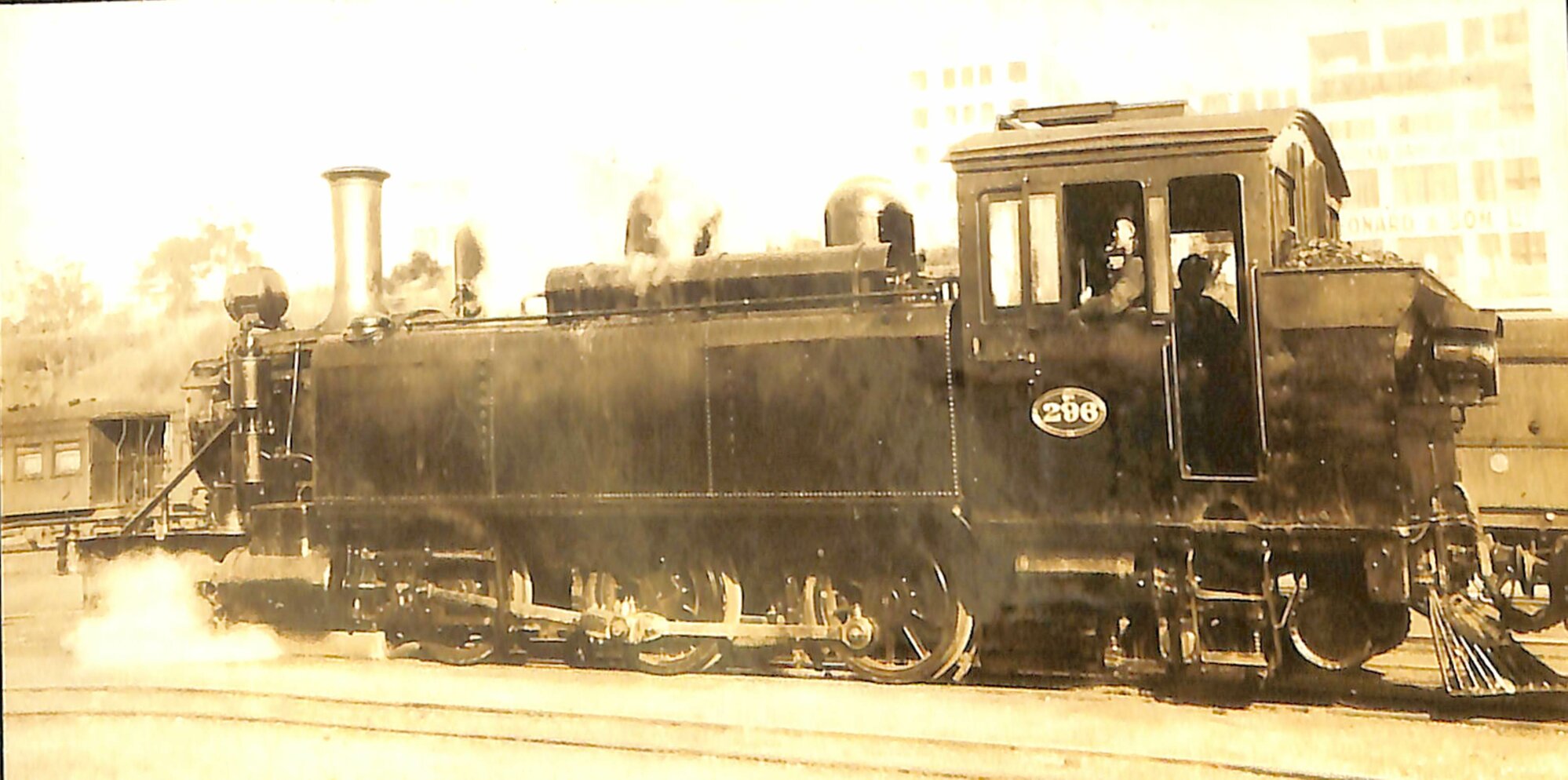 New Zealand Railways locomotive, Wb 2-6-2 T class; number 296