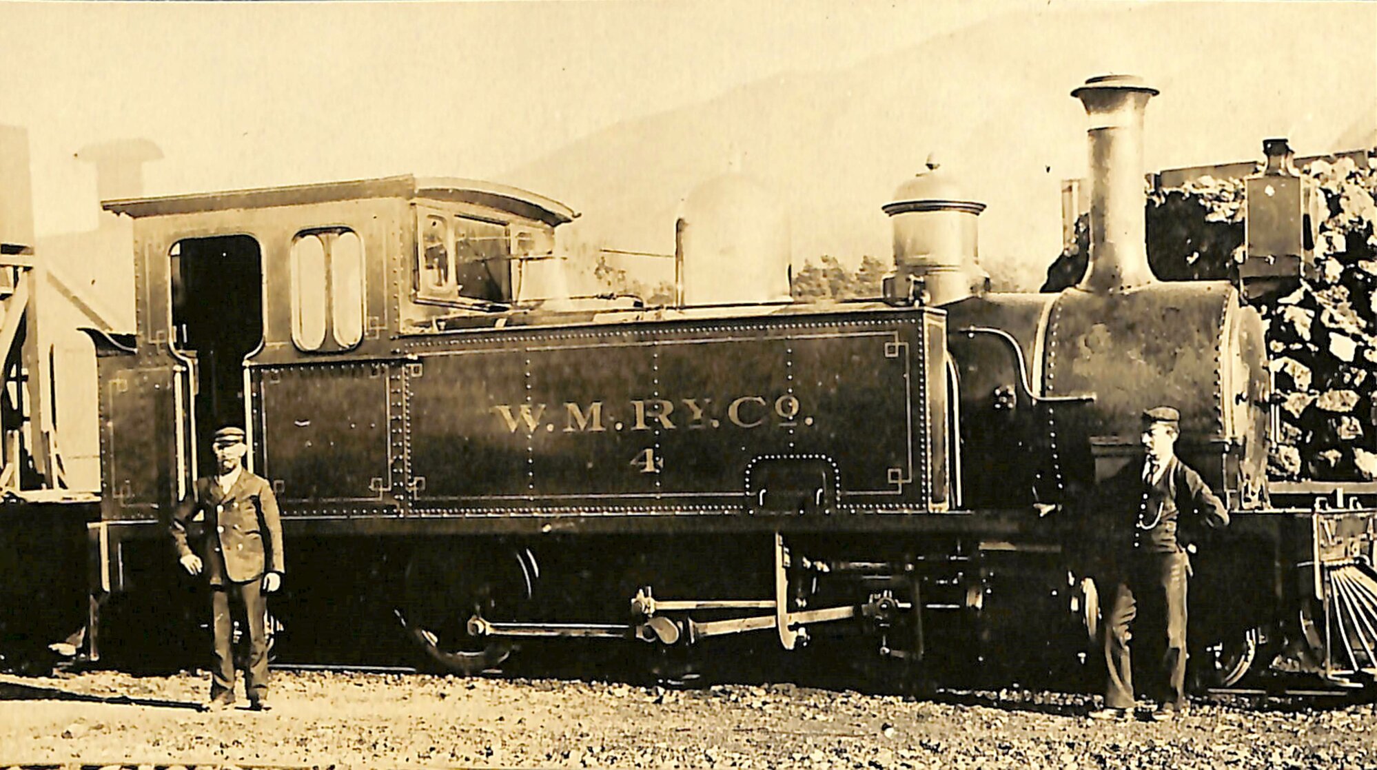 New Zealand Railways locomotive, Wh 2-6-2 T class; number 449 (Manawatu No 4)
