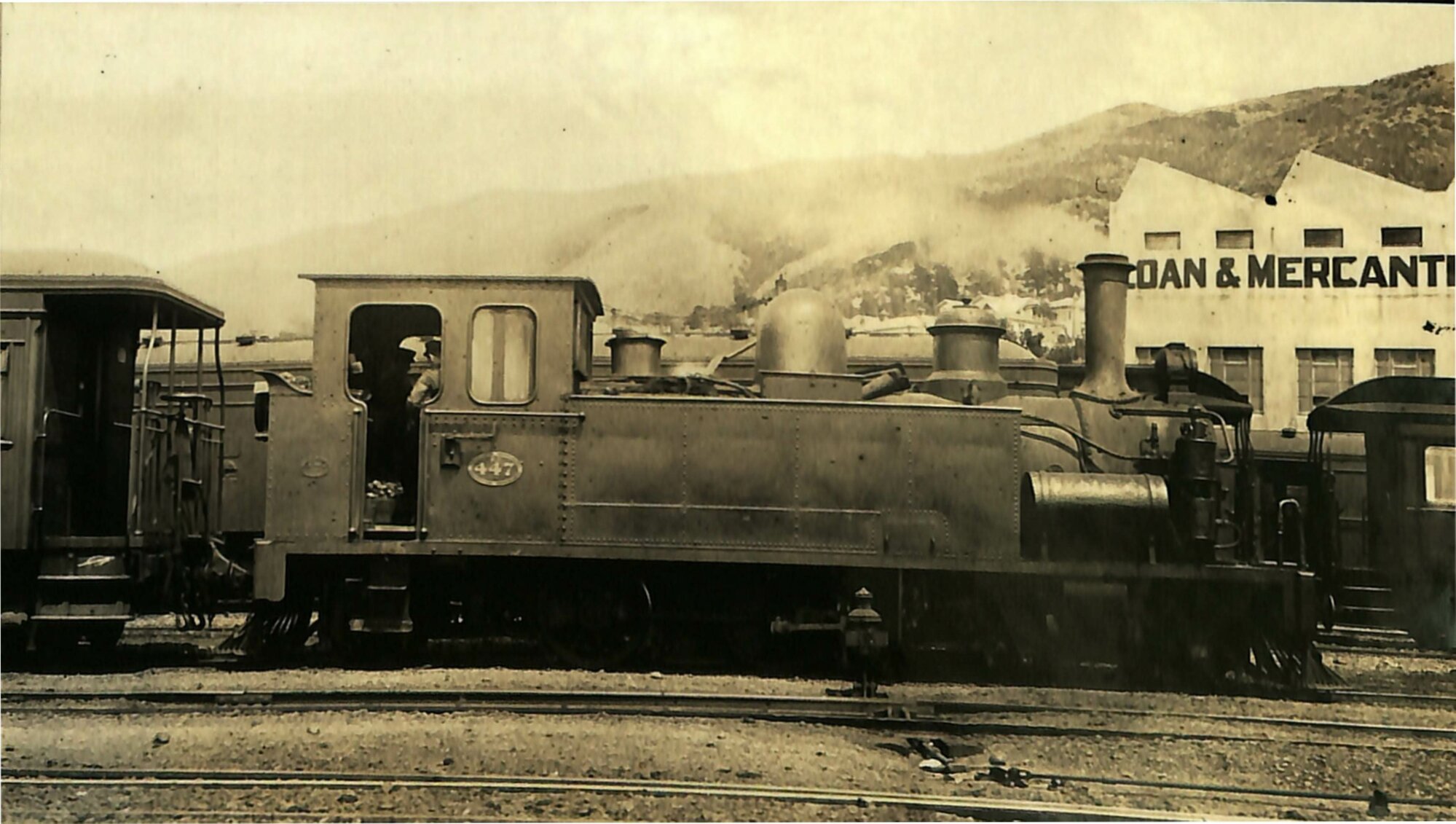 New Zealand Railways locomotive, Wh 2-6-2 T class; number 447
