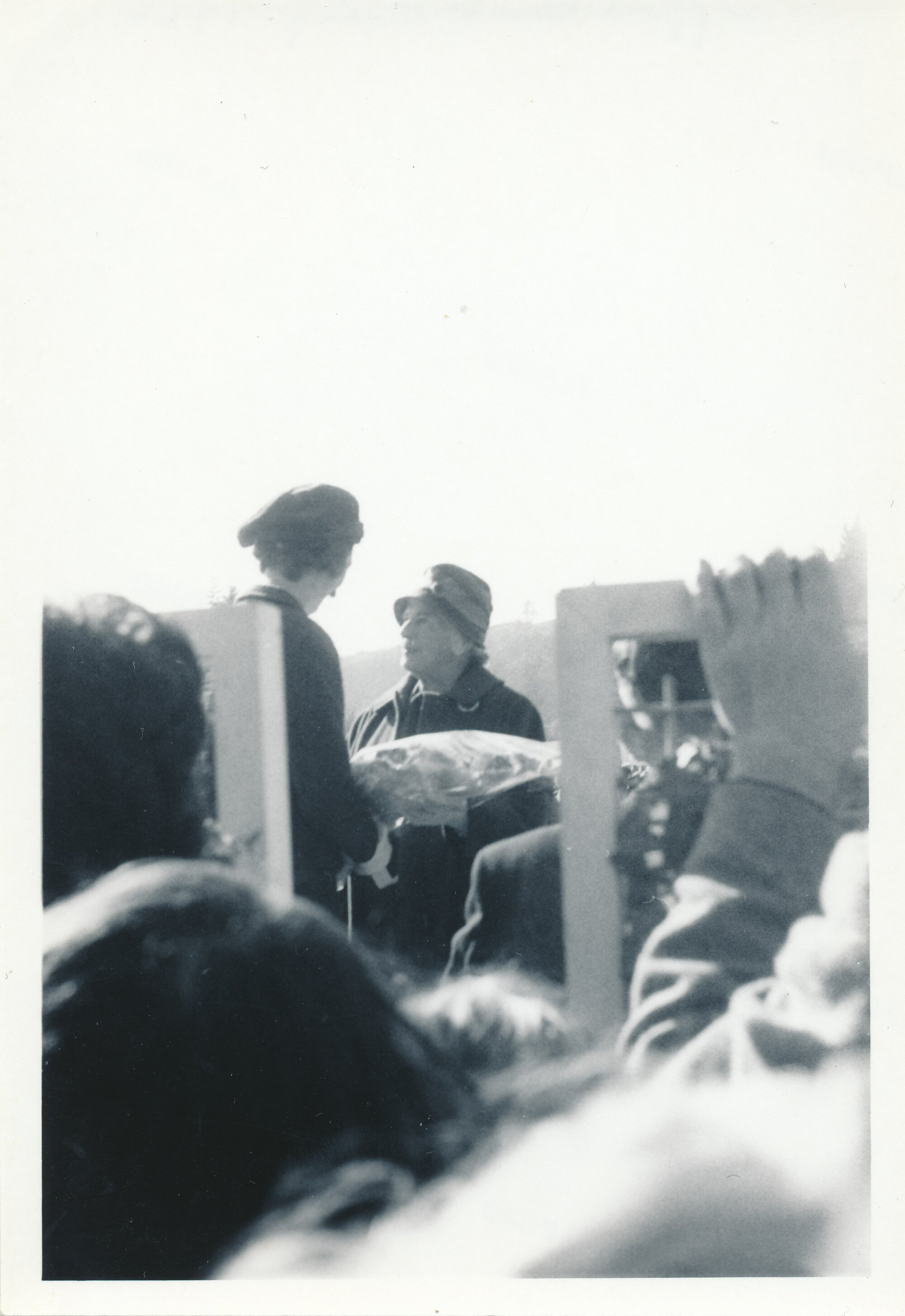 City status celebrations 1966, Maidstone Park; Lady Fergusson and Mrs Kidman.