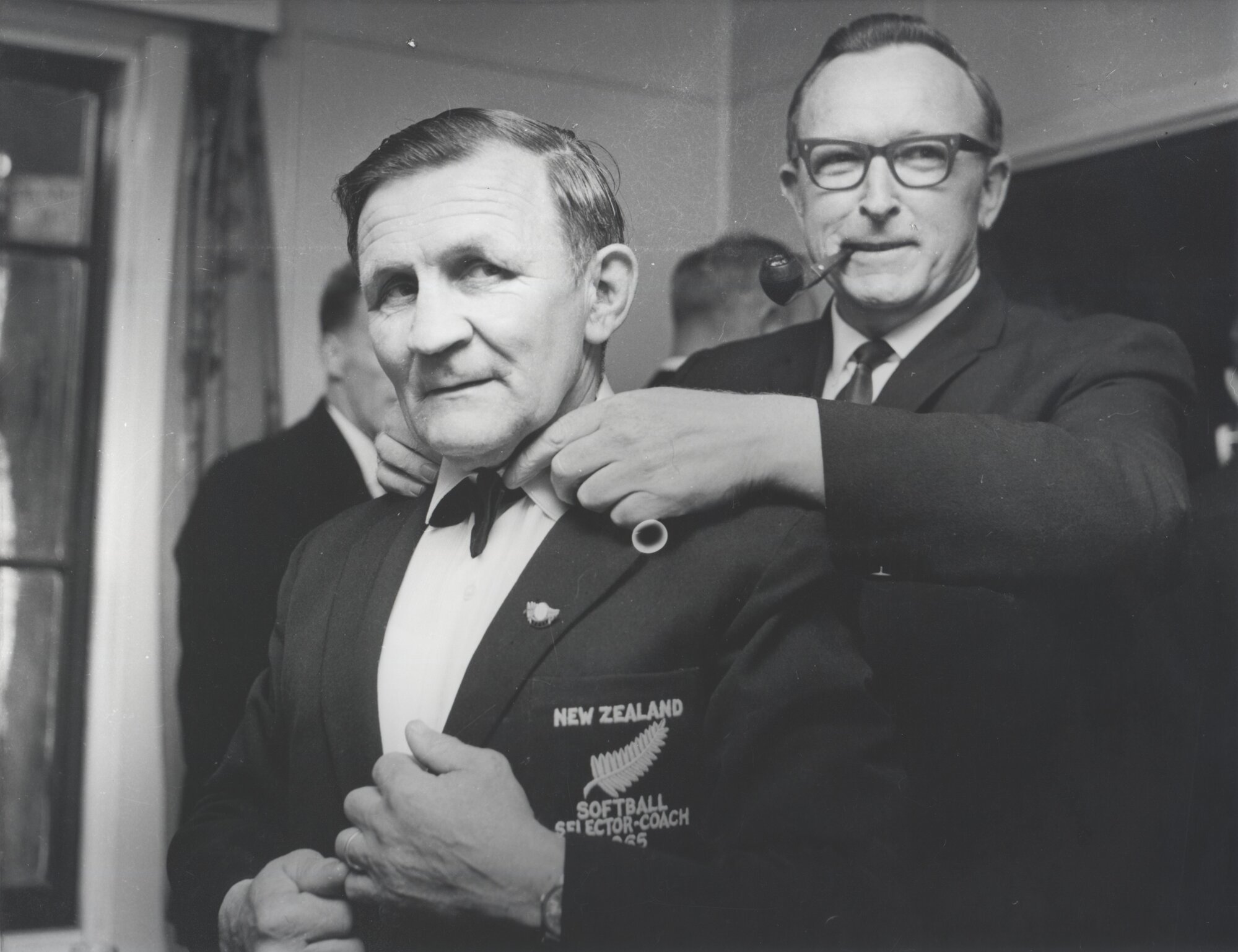 RSA rooms; Gerry Marshall, softball selector-coach, and Jack Hazlitt.