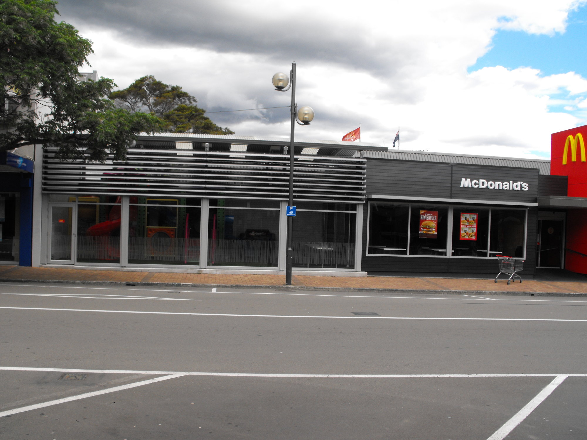 Main Street, south side; No. 202 part 2; McDonald's Family Restaurant; western end