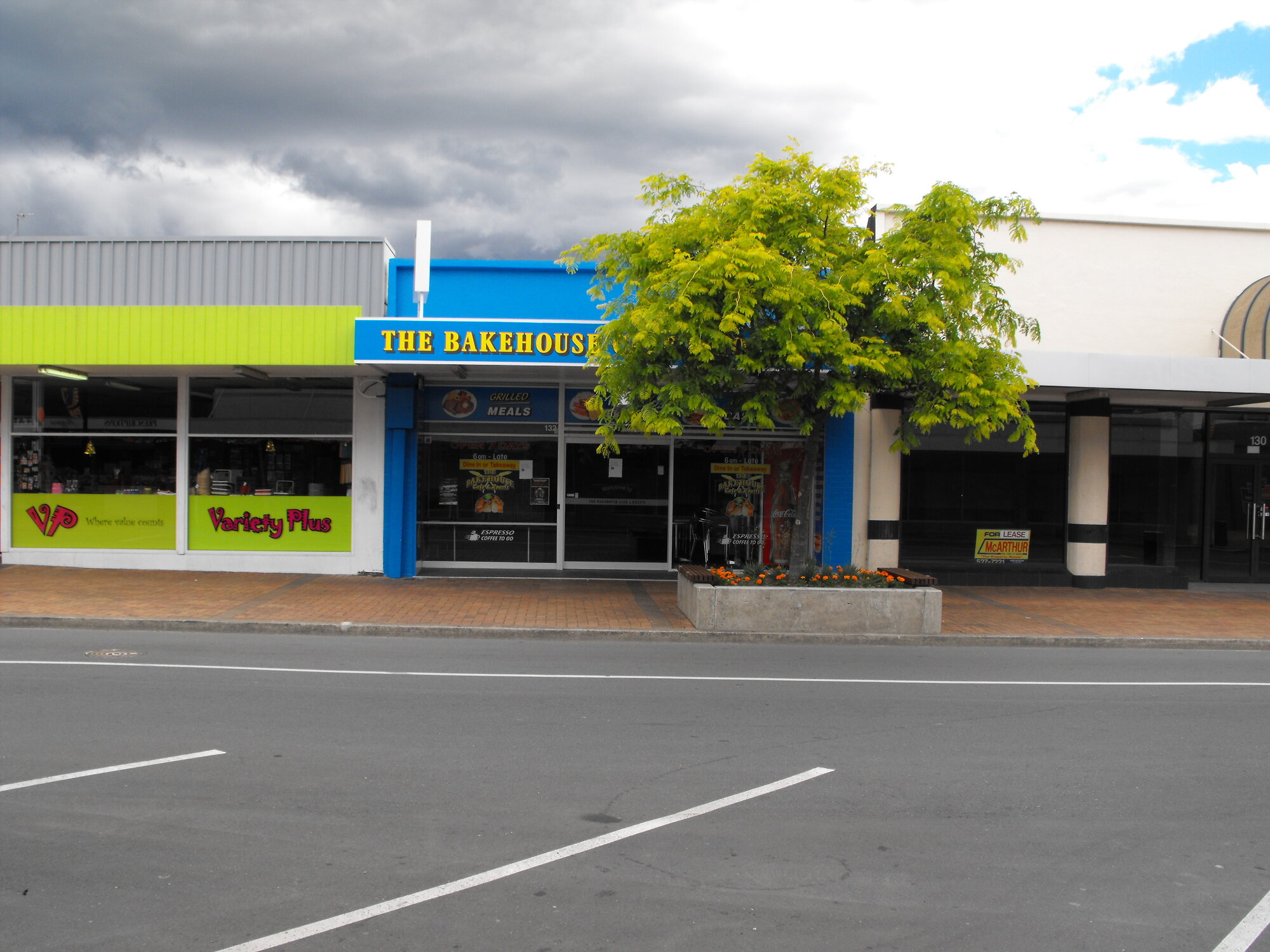 Main Street, south side; No. 130-136