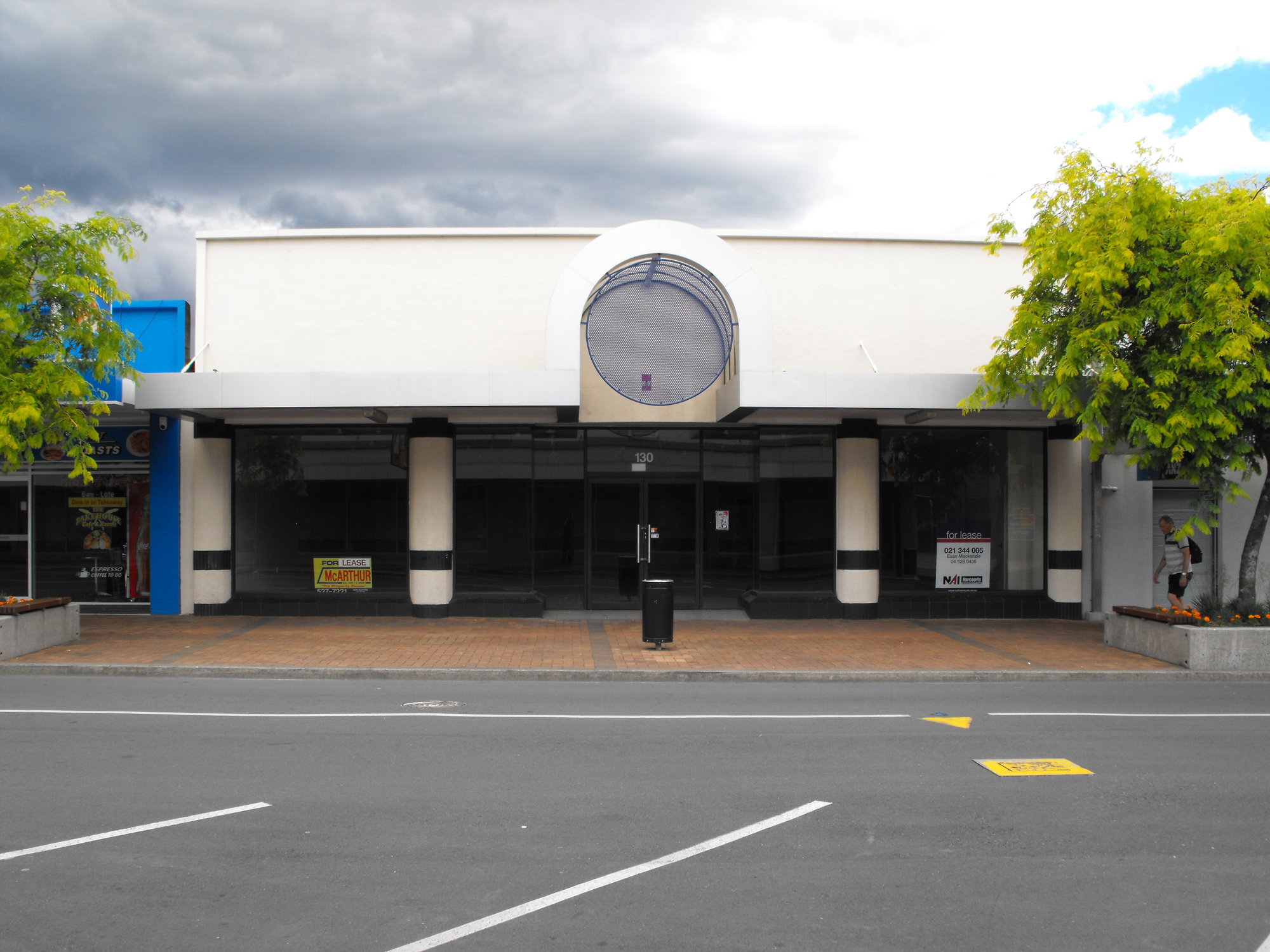 Main Street, south side; No. 128-130.