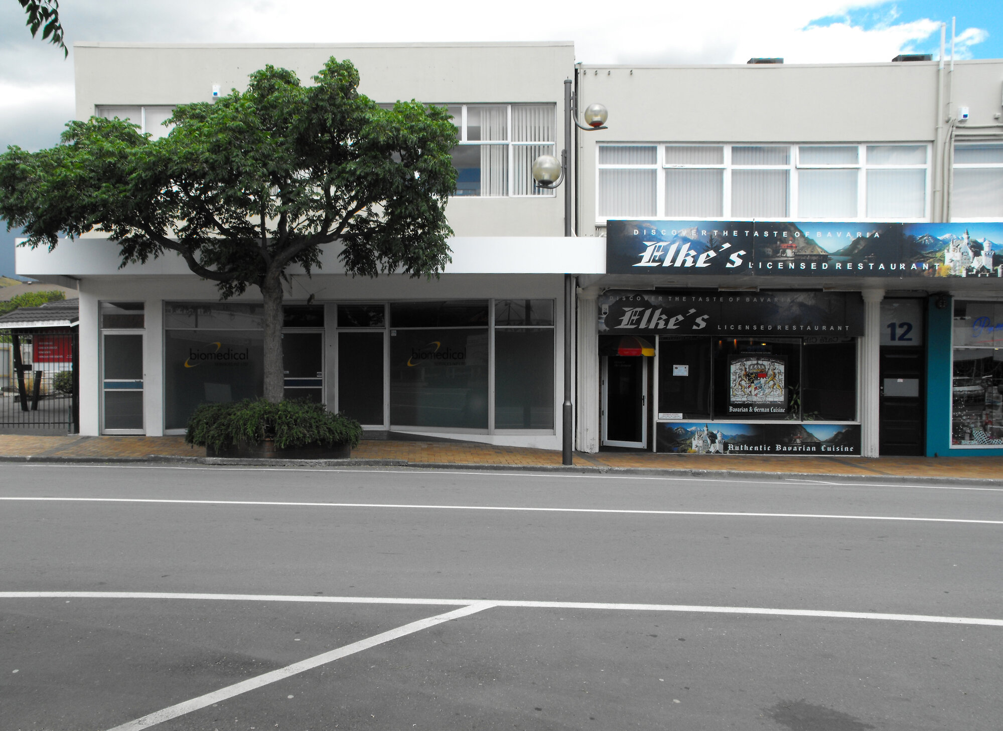 Main Street, south side; No.  10-16
