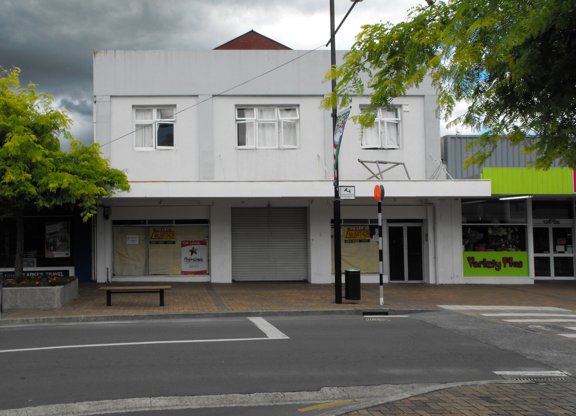 Main Street, south side; No. 138-140; the former Majestic Theatre