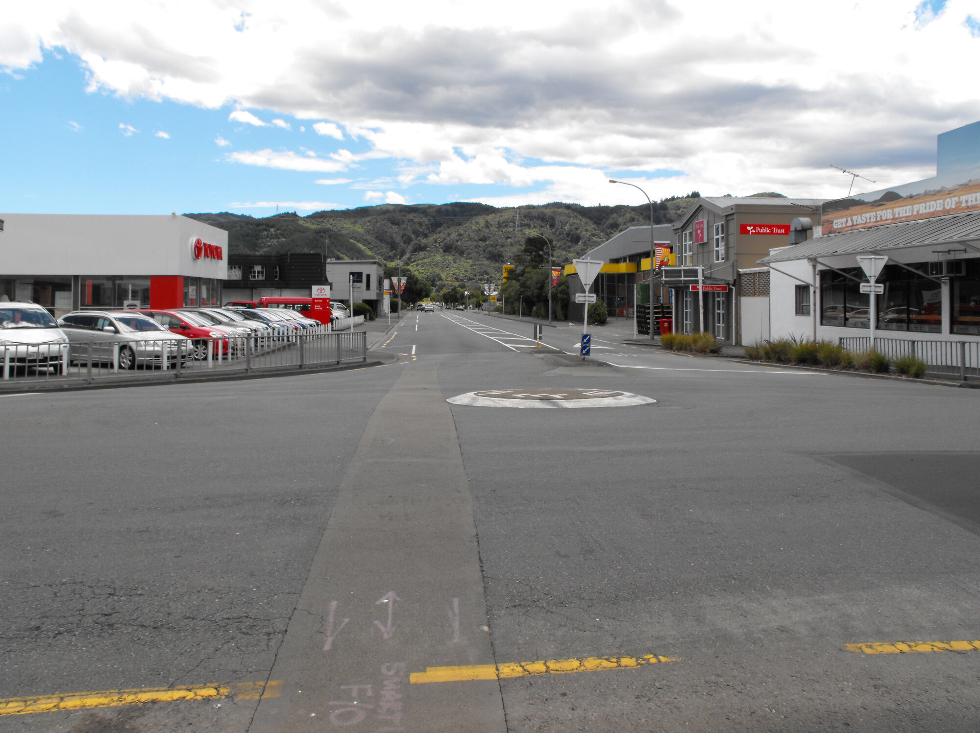 Main Street, north side; No.   0; Gibbons Street.