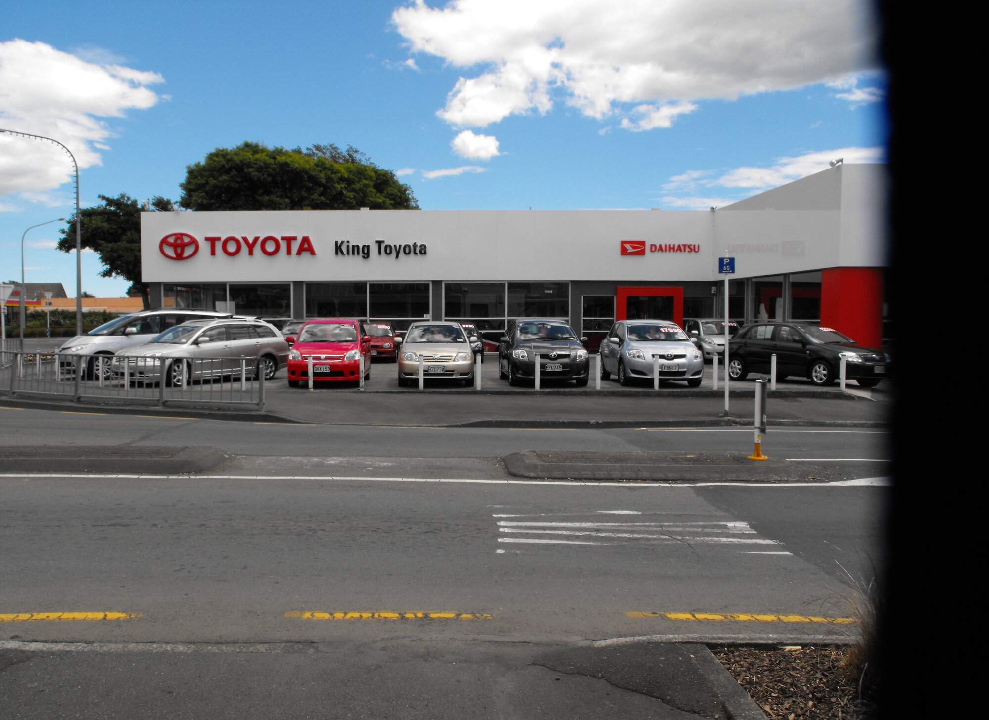 Gibbons Street, west side; No.  1; King Toyota showroom 1.