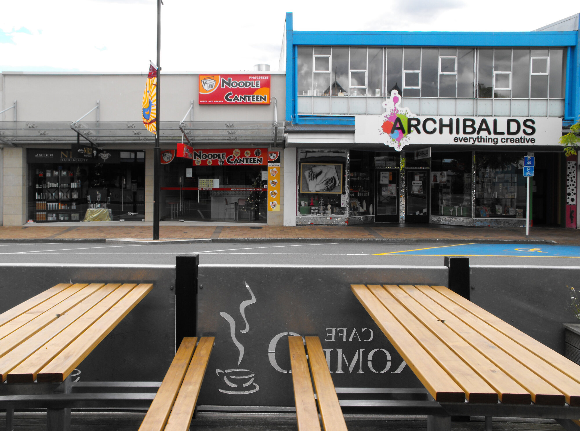 Main Street, north side; No.  89-95