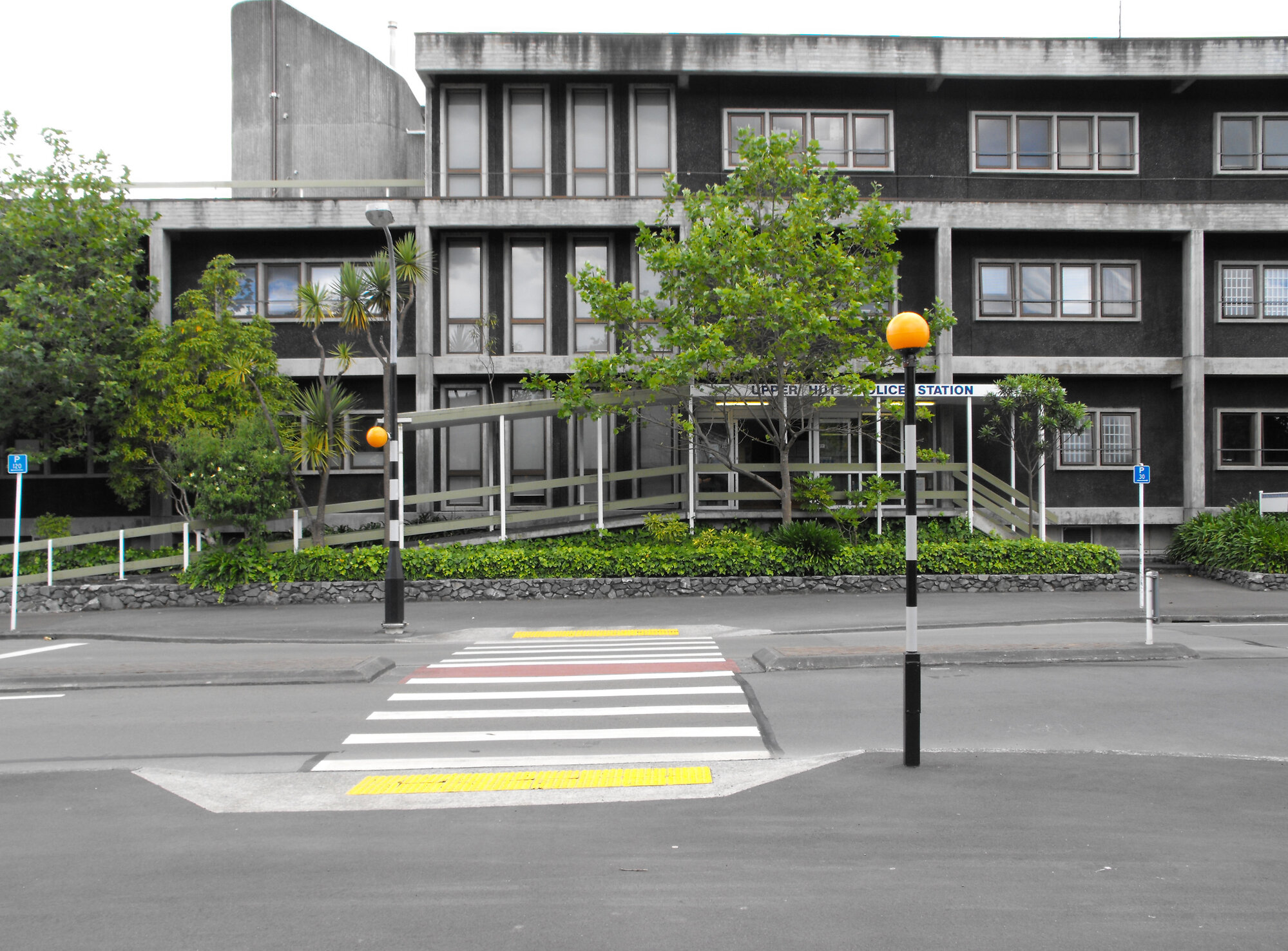 Fergusson Drive, north side; No.  863, 1; Police station, west end.
