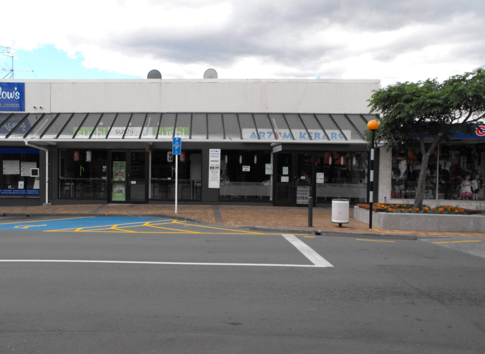 Main Street, north side; No. 199-205(?)