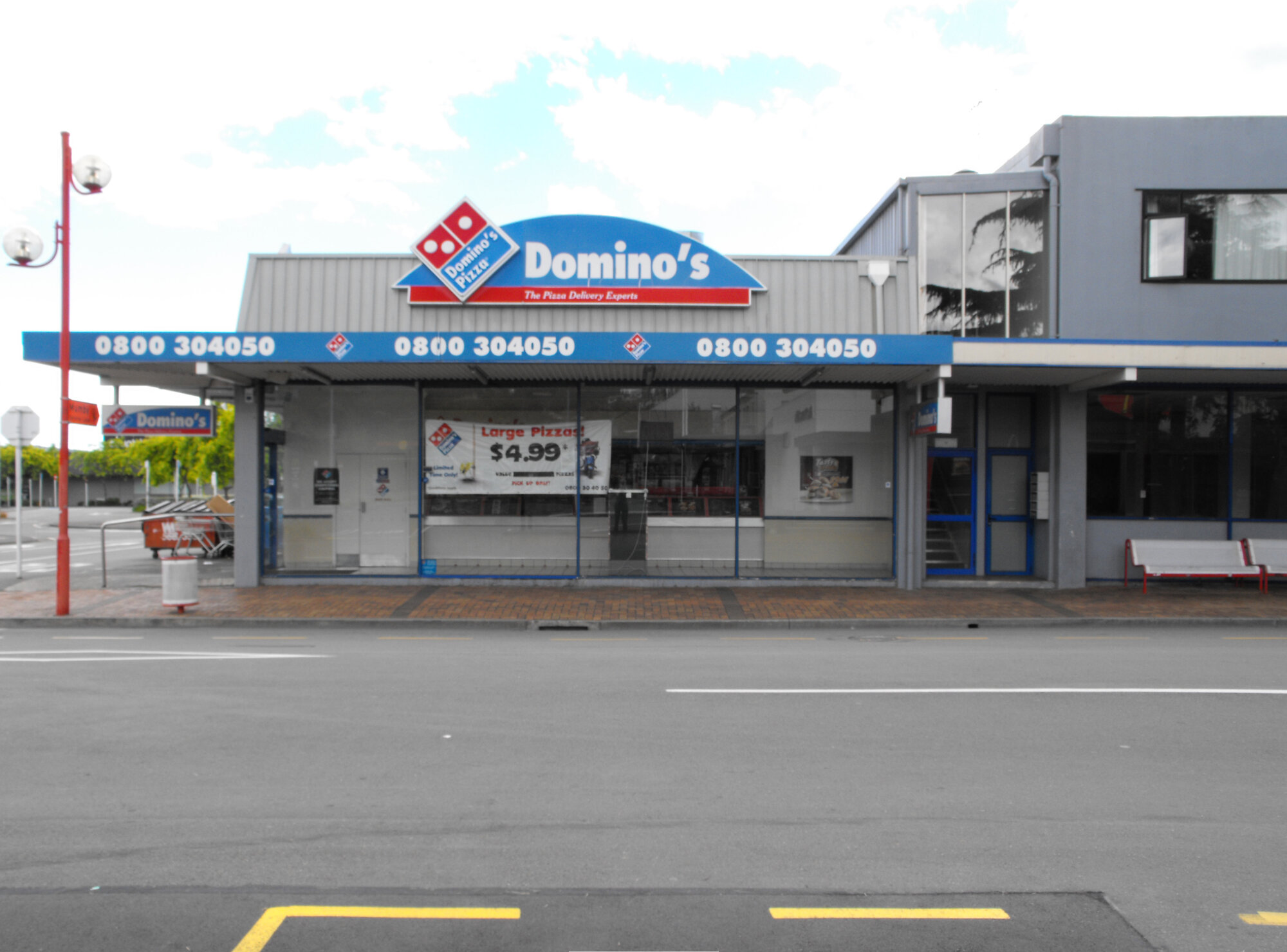 Wakefield Street, west side 2; Domino's Pizzas, Time Out