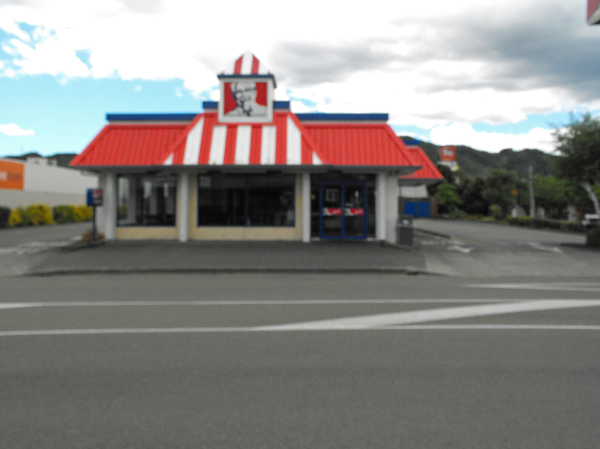 Queen Street, north side; No. 23; KFC building facade