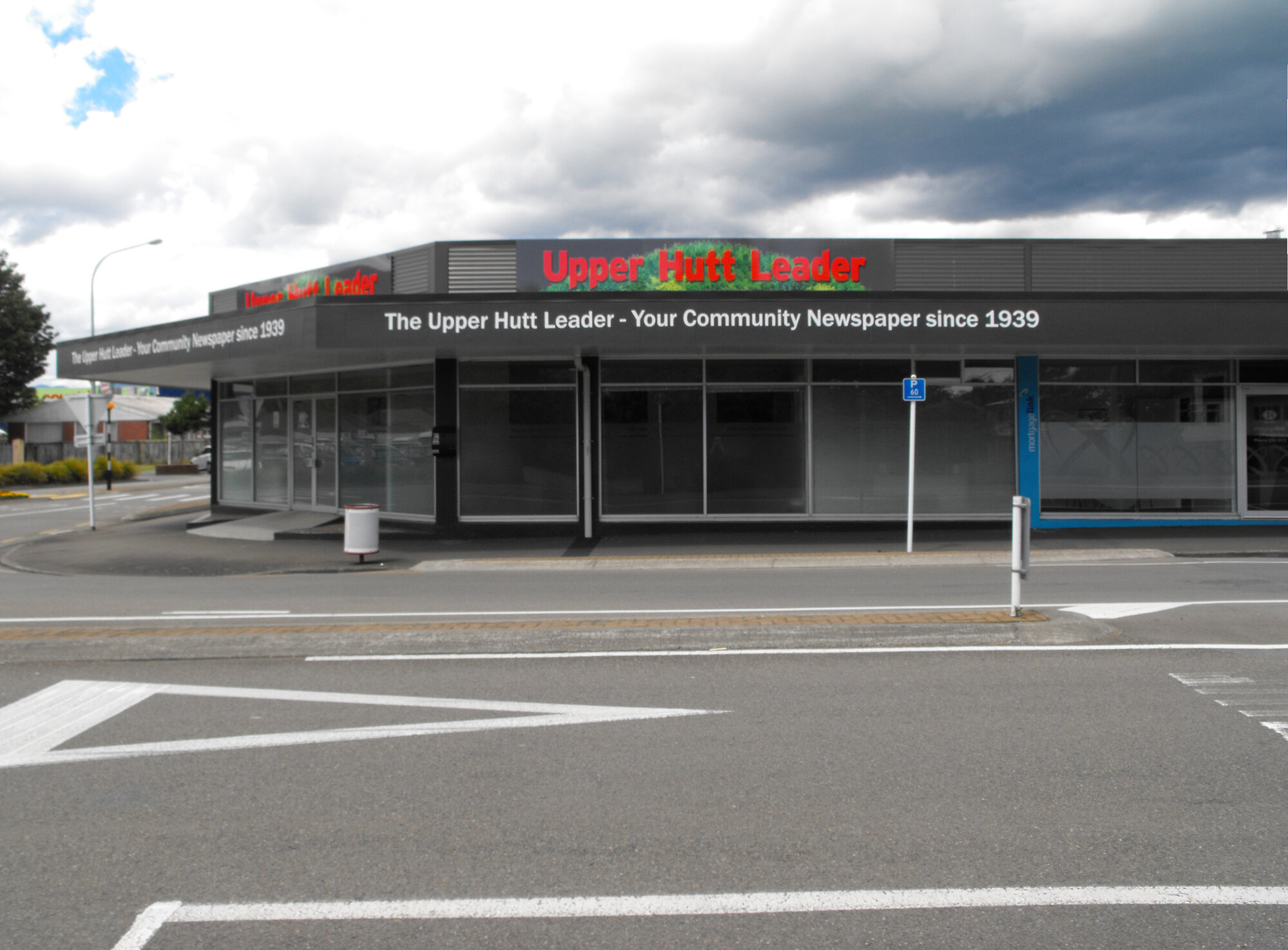 Pine Avenue, east side; No. 28; Upper Hutt Leader office