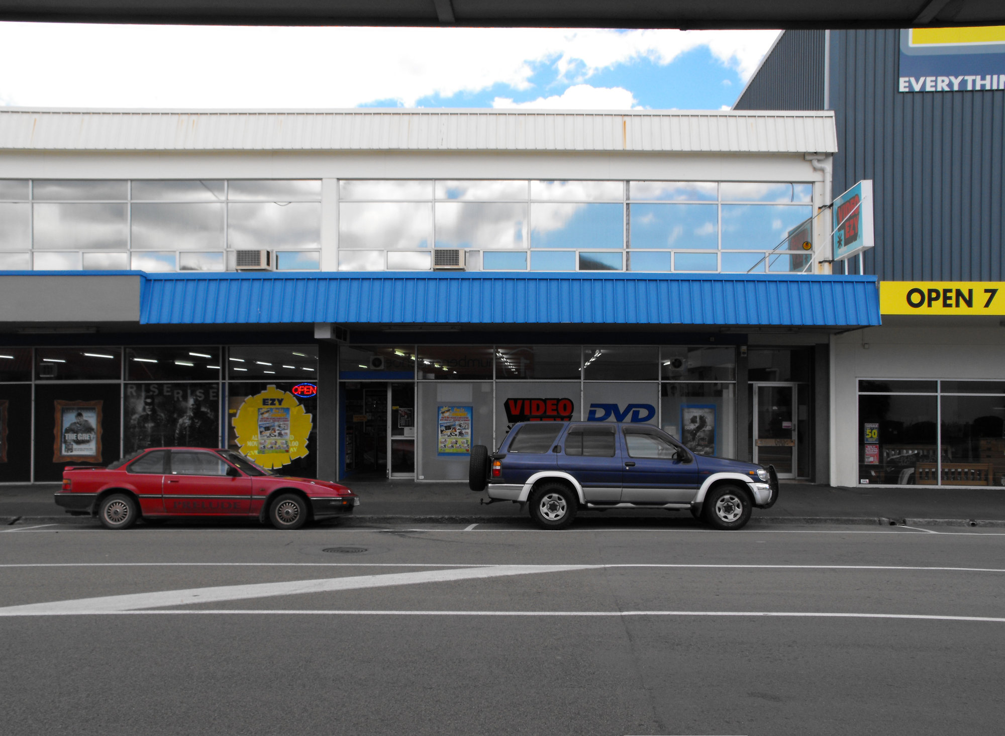 Queen Street, south side; No. 72-74; video store/s
