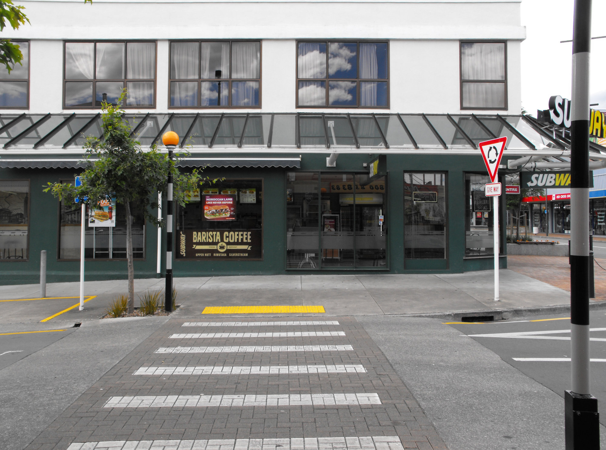 Logan Street east side 1; Subway (181 Main Street)