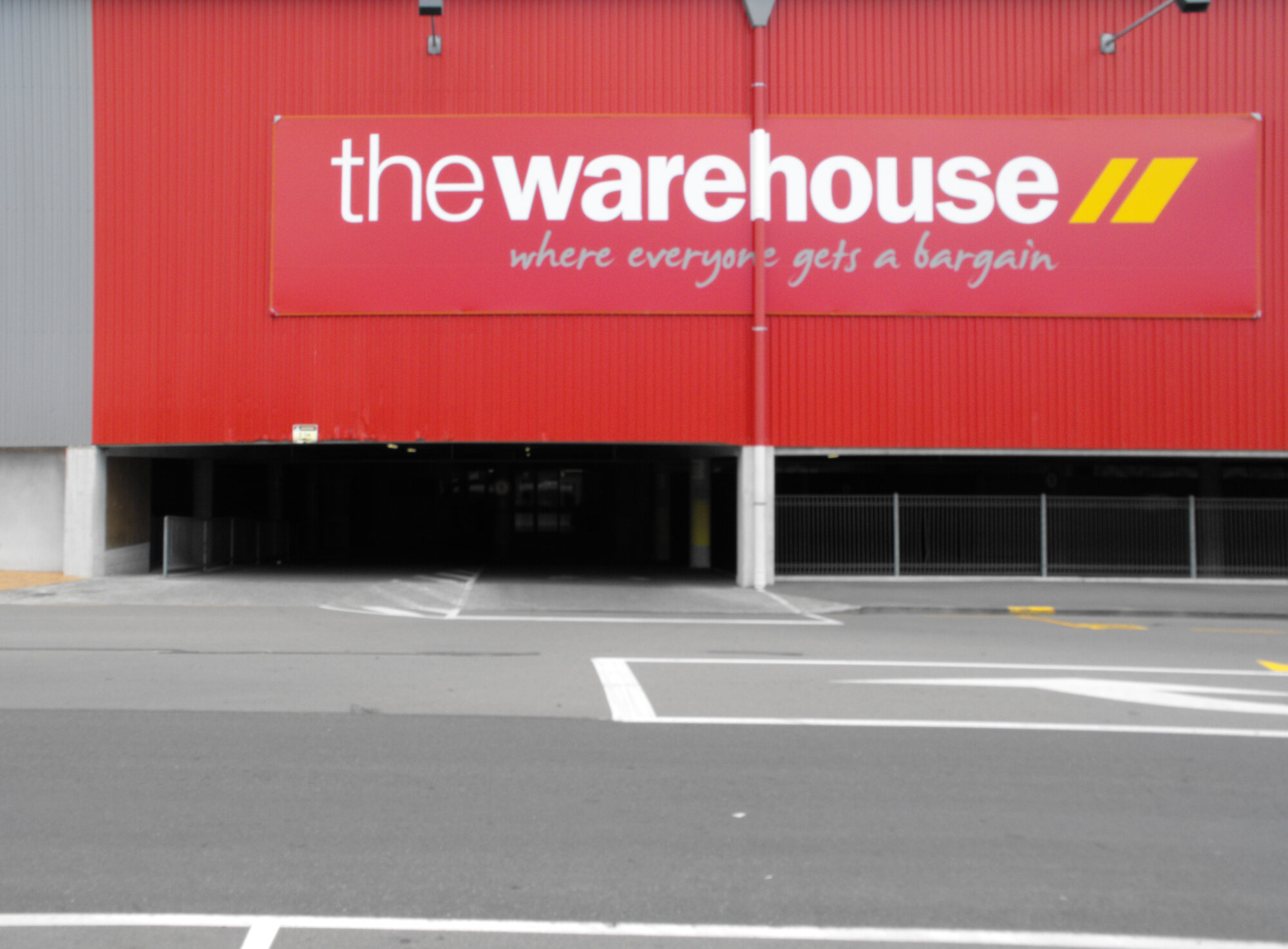 Queen Street, south side; No. 90*; The Mall; car-park entrance