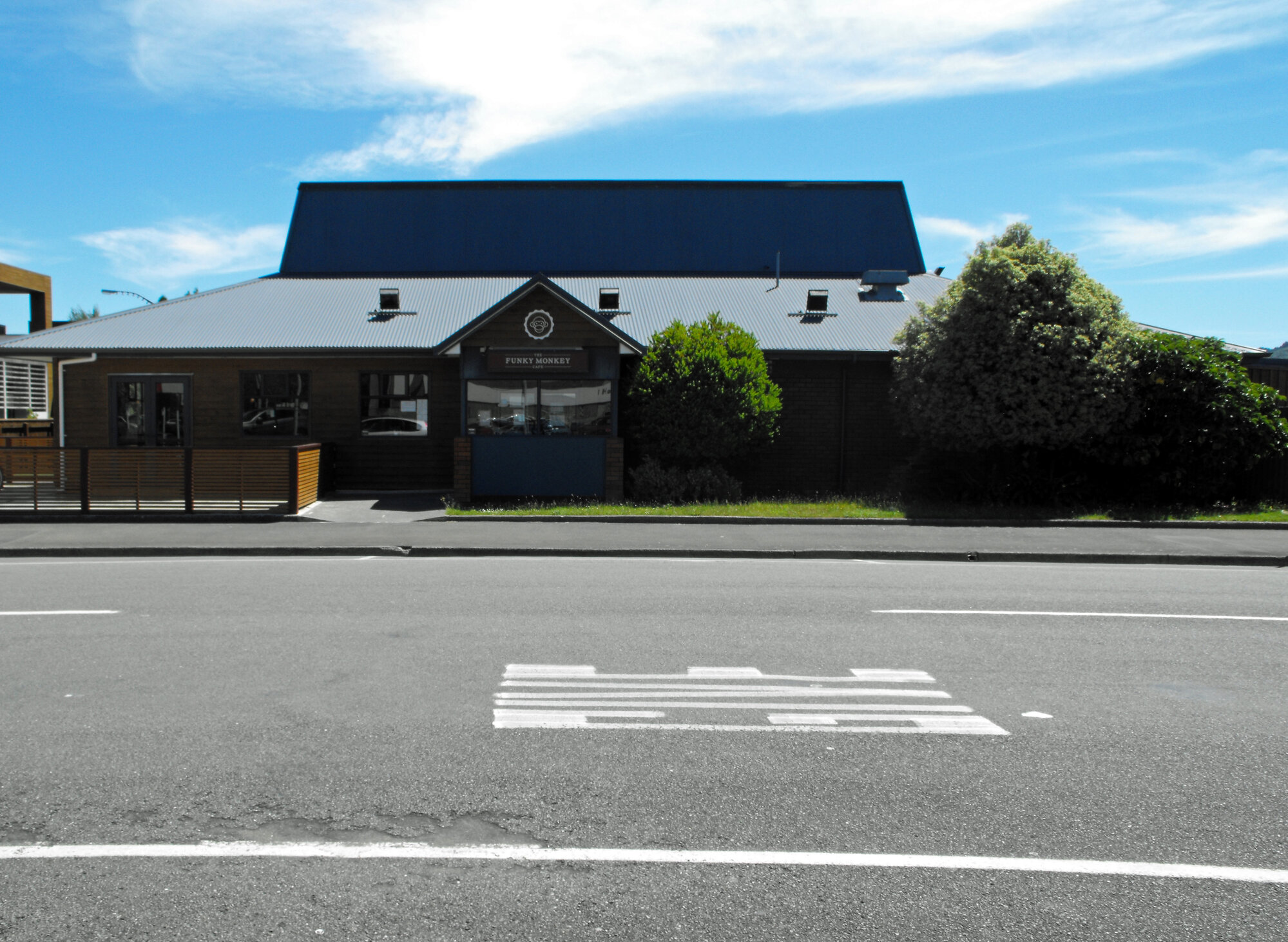 Wilson Street west side 1; Lollipops Educare and Funky Monkey  cafe.