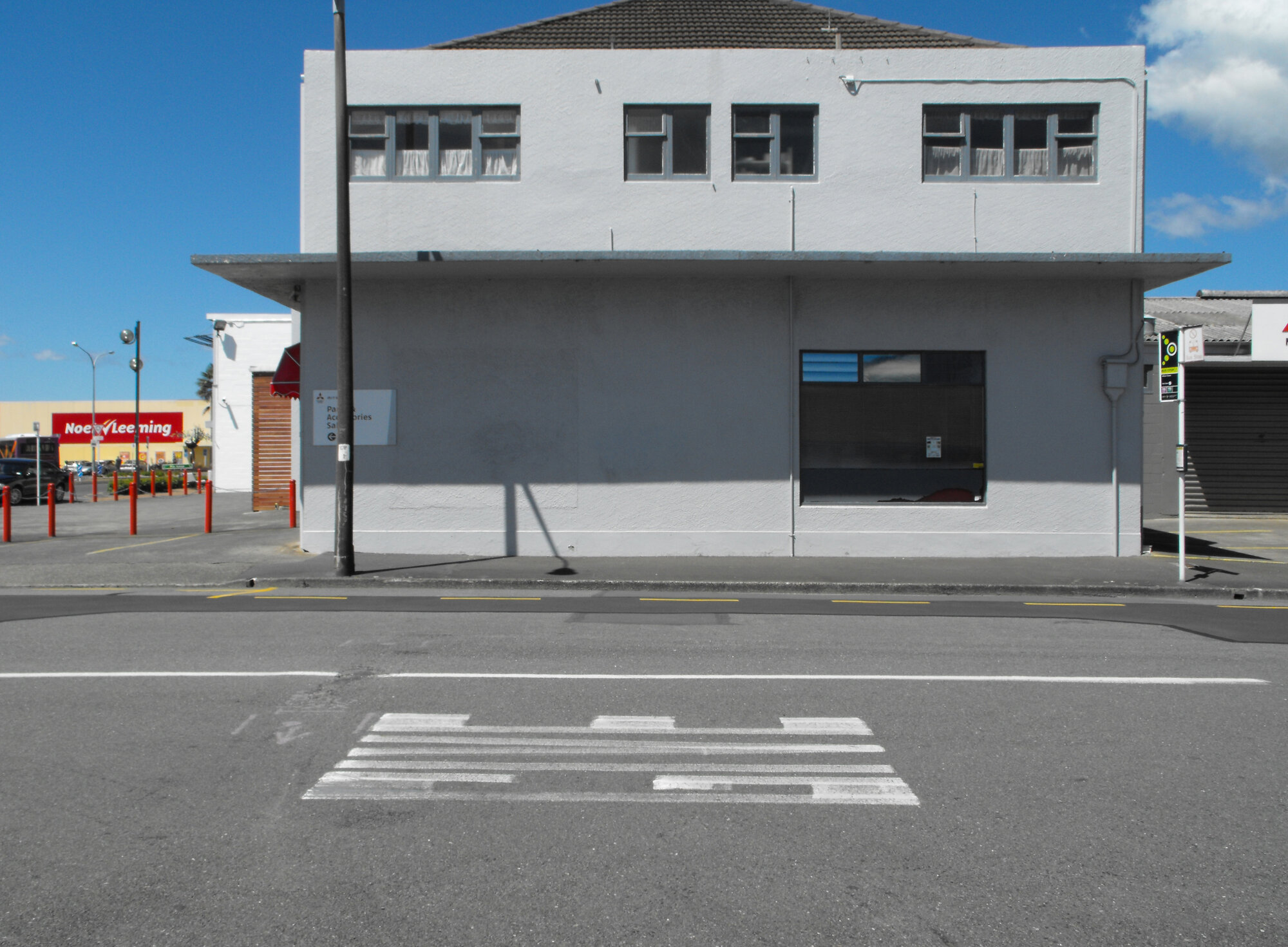 Wilson Street, east side; Gethings Mitsubishi 1; office and car and parts sales