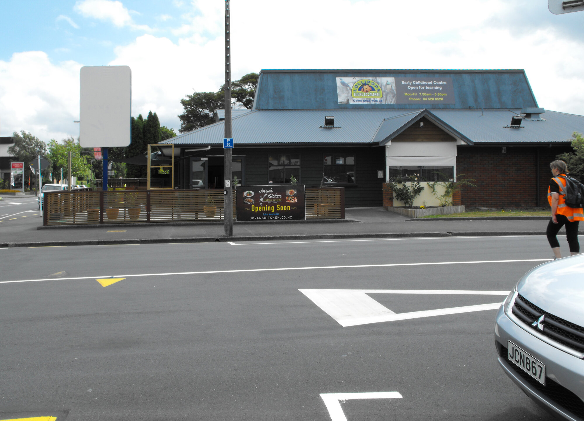 Wilson Street west side 1; Lolliopos Educare and Jovan's Kitchen