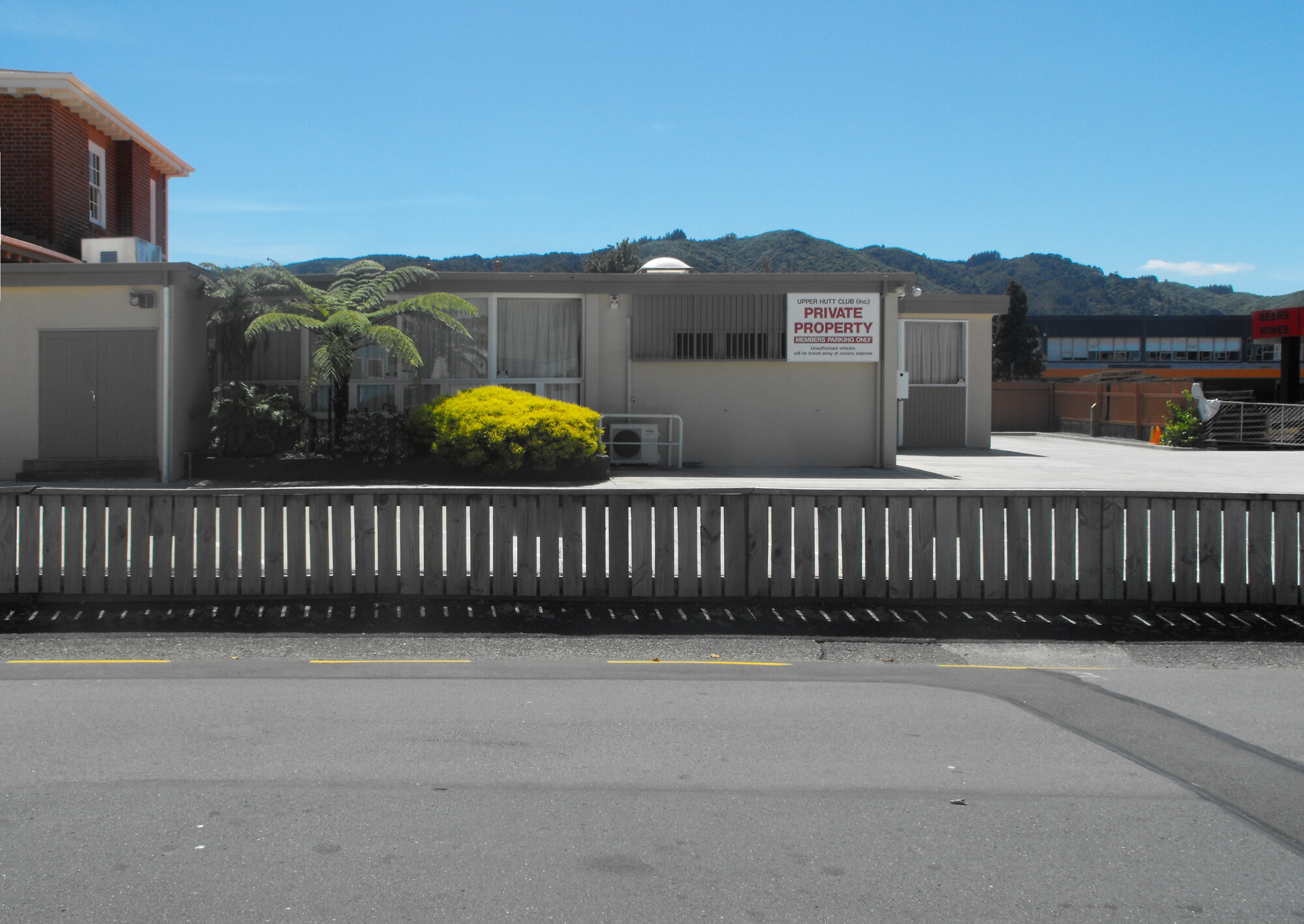 Lyster Lane north side 2; The Upper Hutt Club; eastern end.