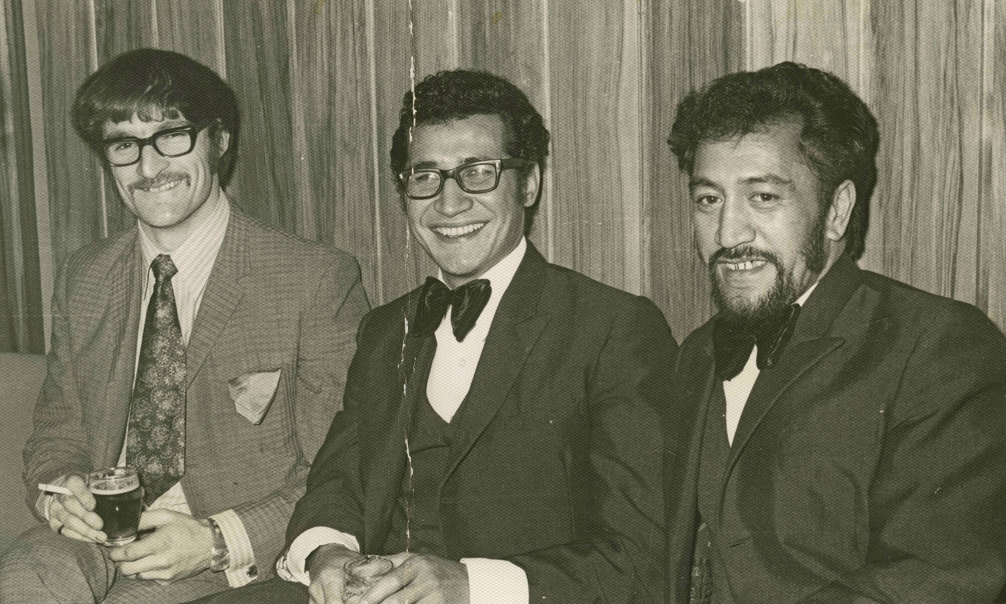 Musicians Peter Leith, Sam Southon and Joe Haere, c. 1967&ndash;68