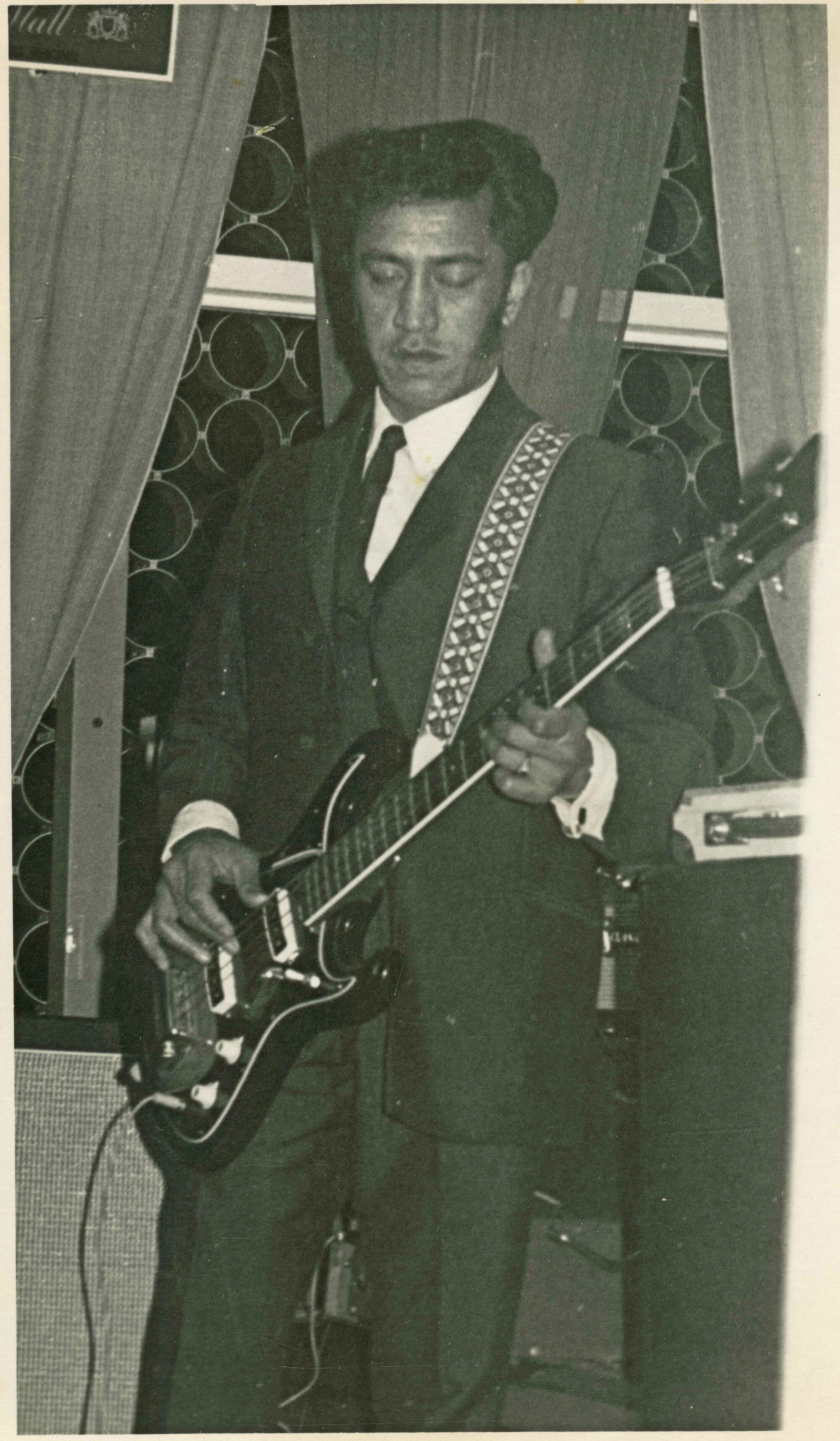 Joe Haere playing in Trinity Fair, c. 1971