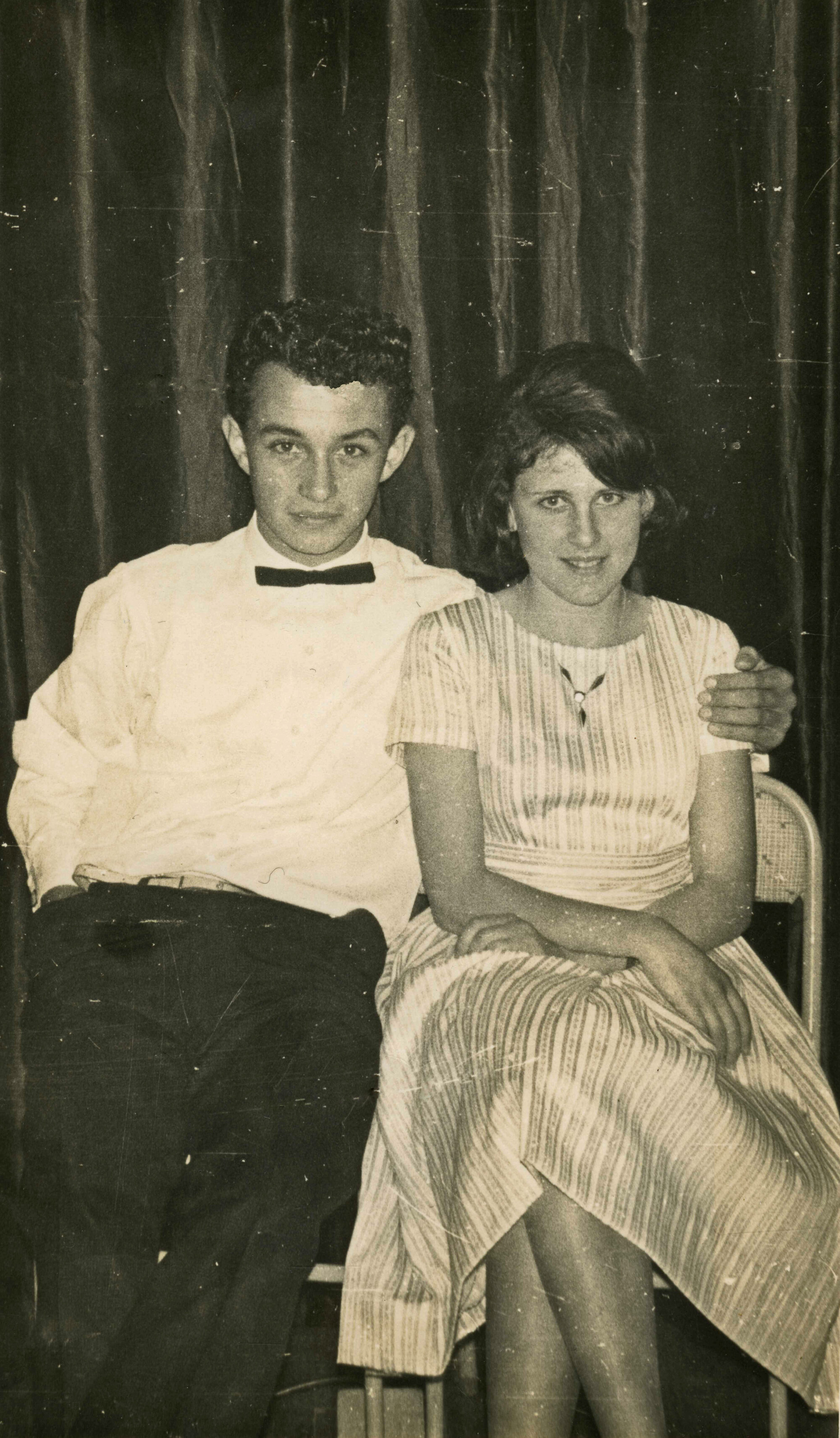 Upper Hutt College dance, 1964; Ray Ahipene-Mercer and Kristine Kloceck