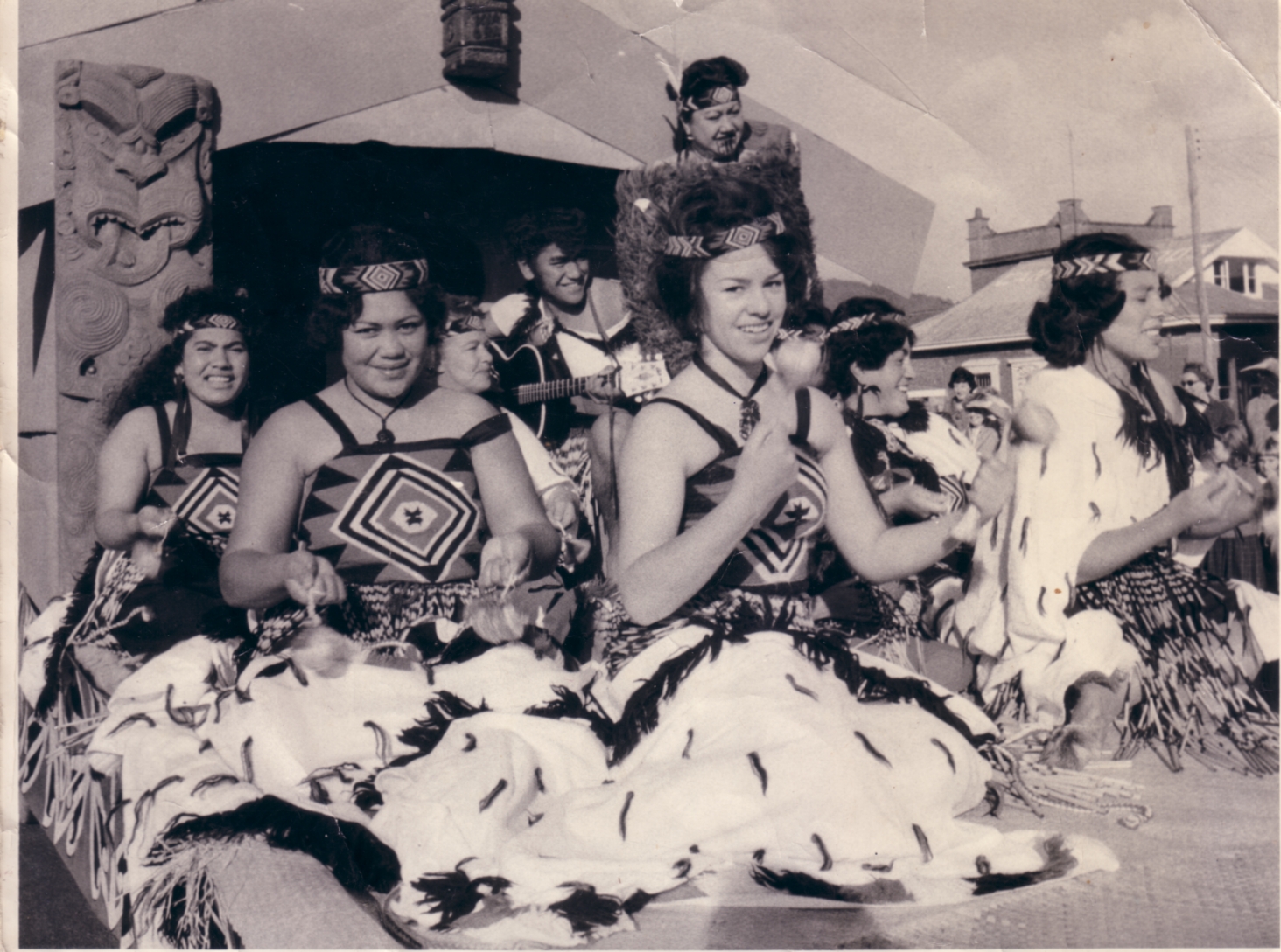 Mawai Hakona 1960s; five identified; background not Upper Hutt