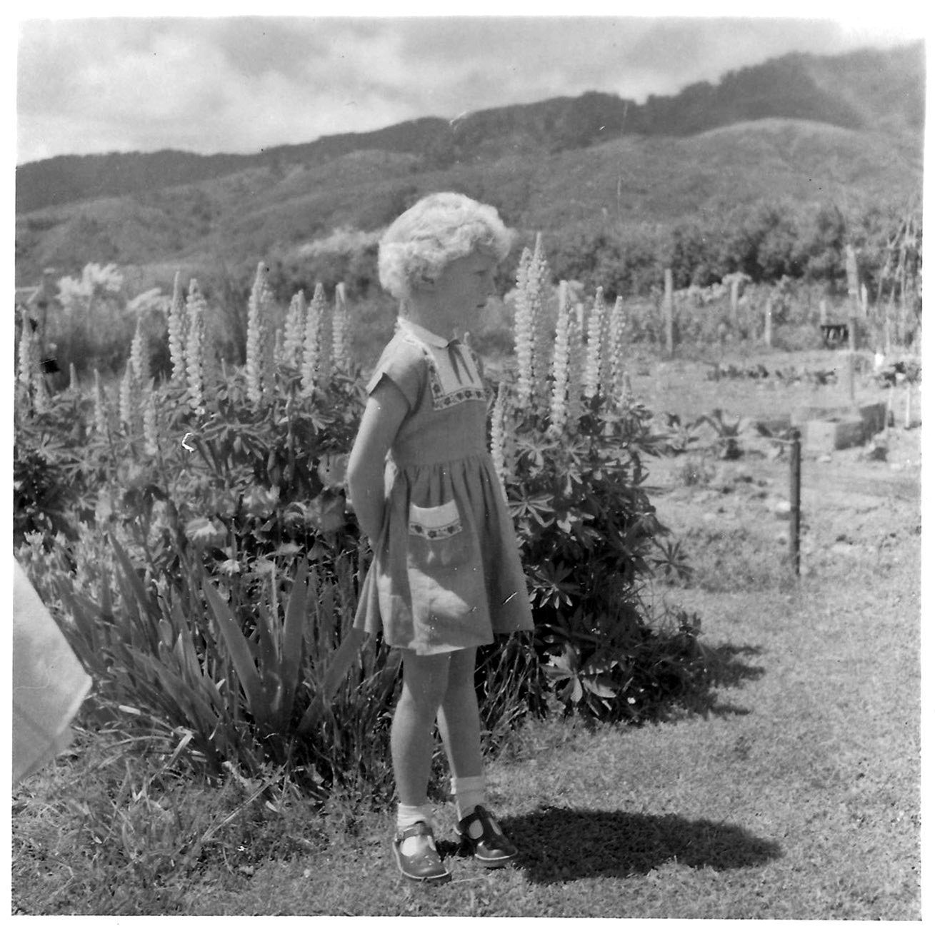 Jackson family and friends; Lynne Jackson (later, McLellan) 1950s
