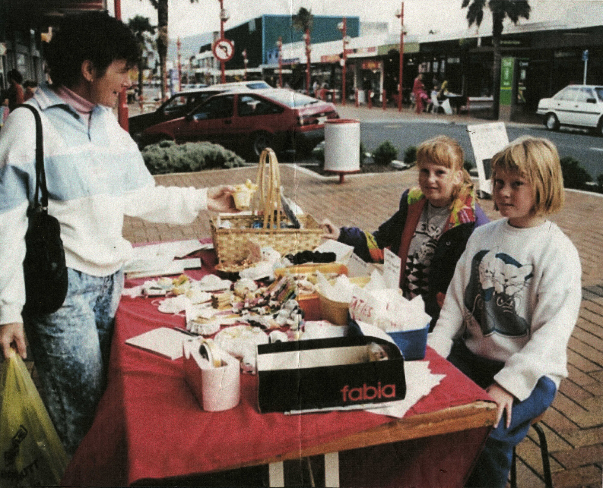 Fundraising stall for Elderslea