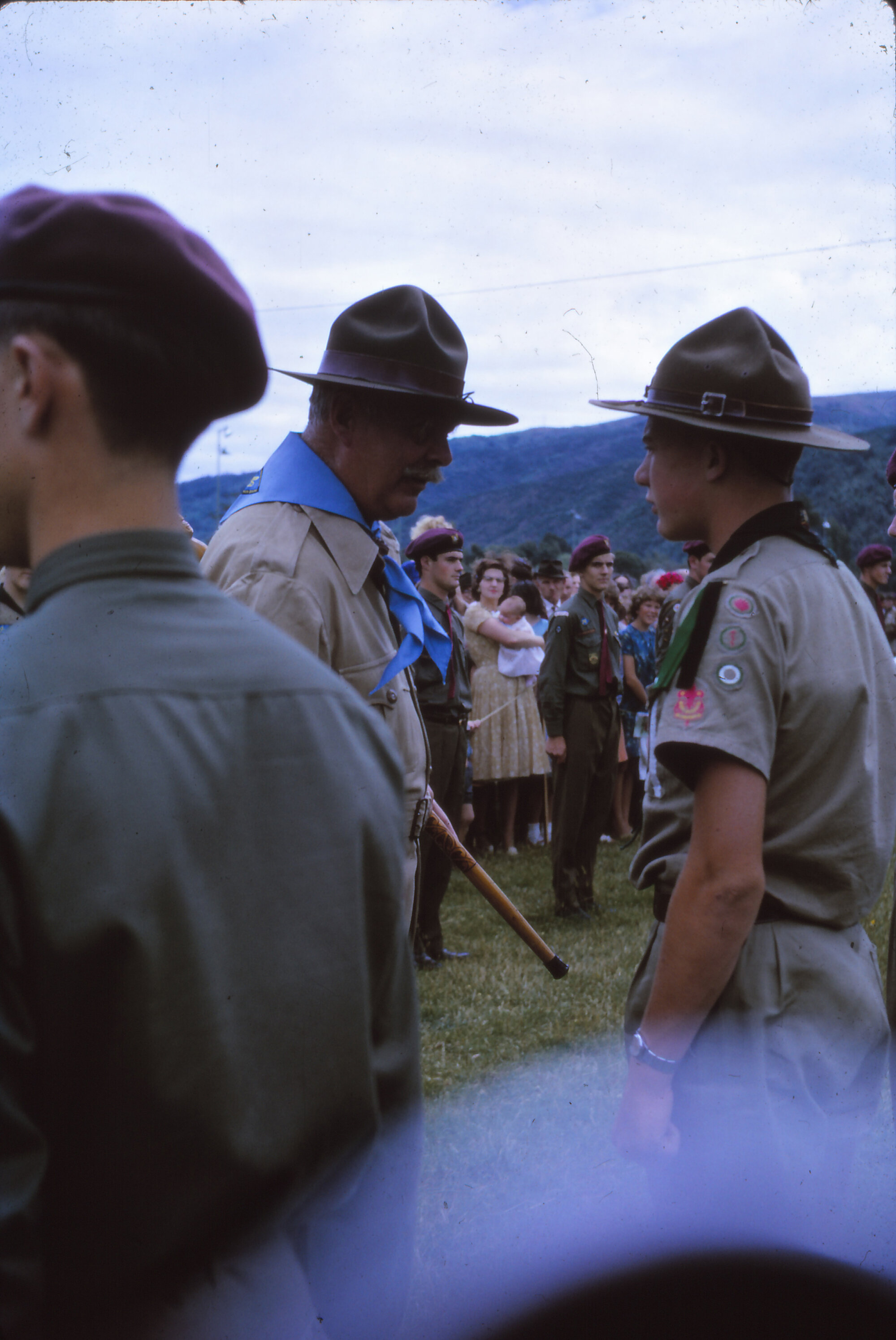 Sir Bernard Fergusson at Scout Jamboree