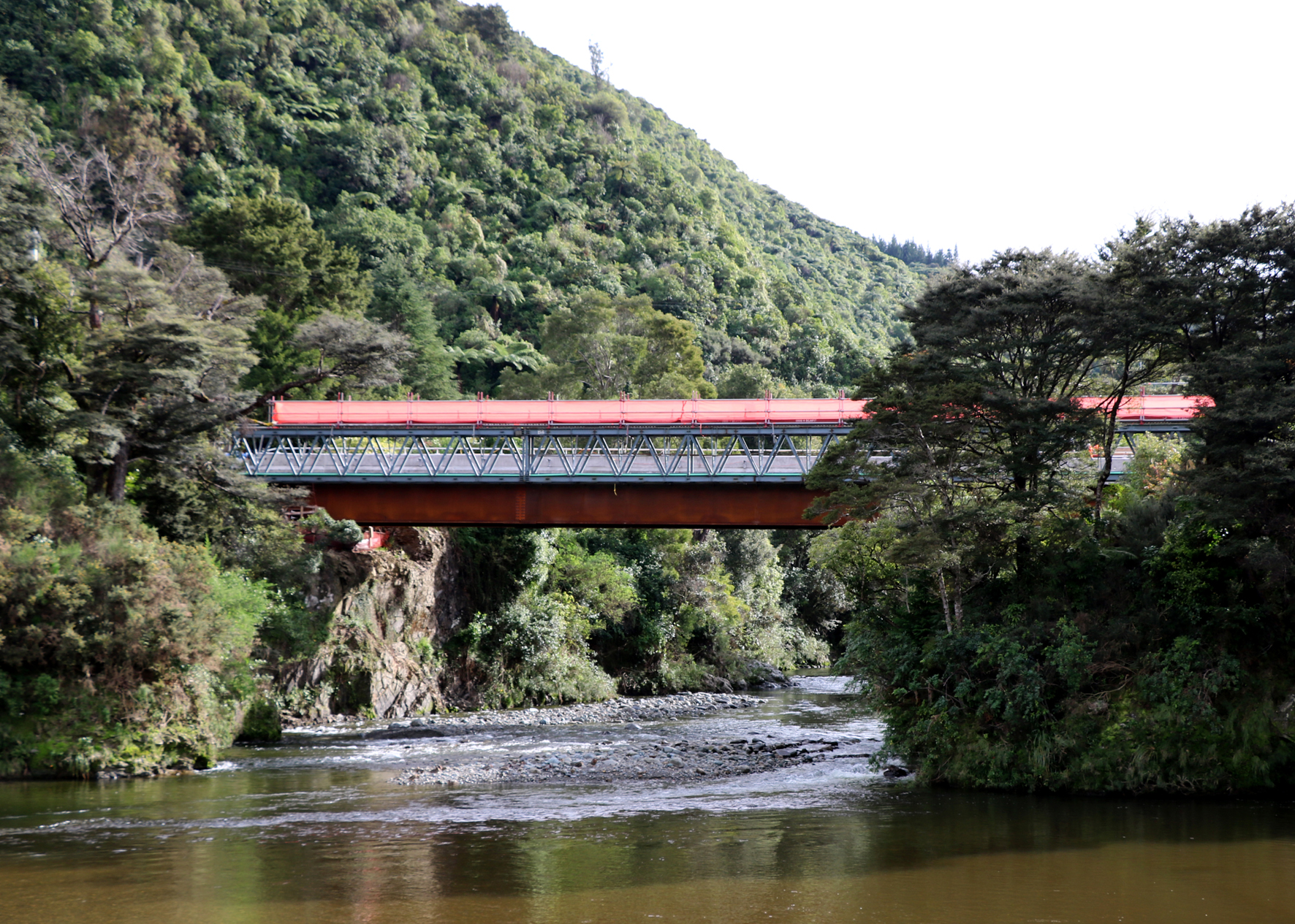 Akatarawa bridge 3 construction 12; day of completion, May 2017