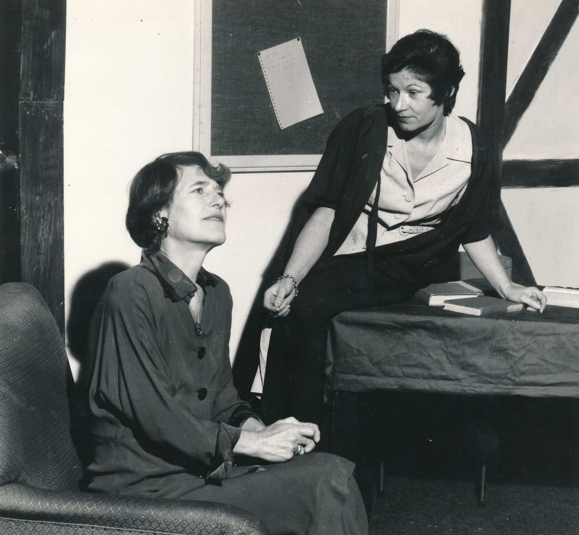 Heretaunga Players; The Children's Hour; Olivia Bamforth  and Margaret Belsham