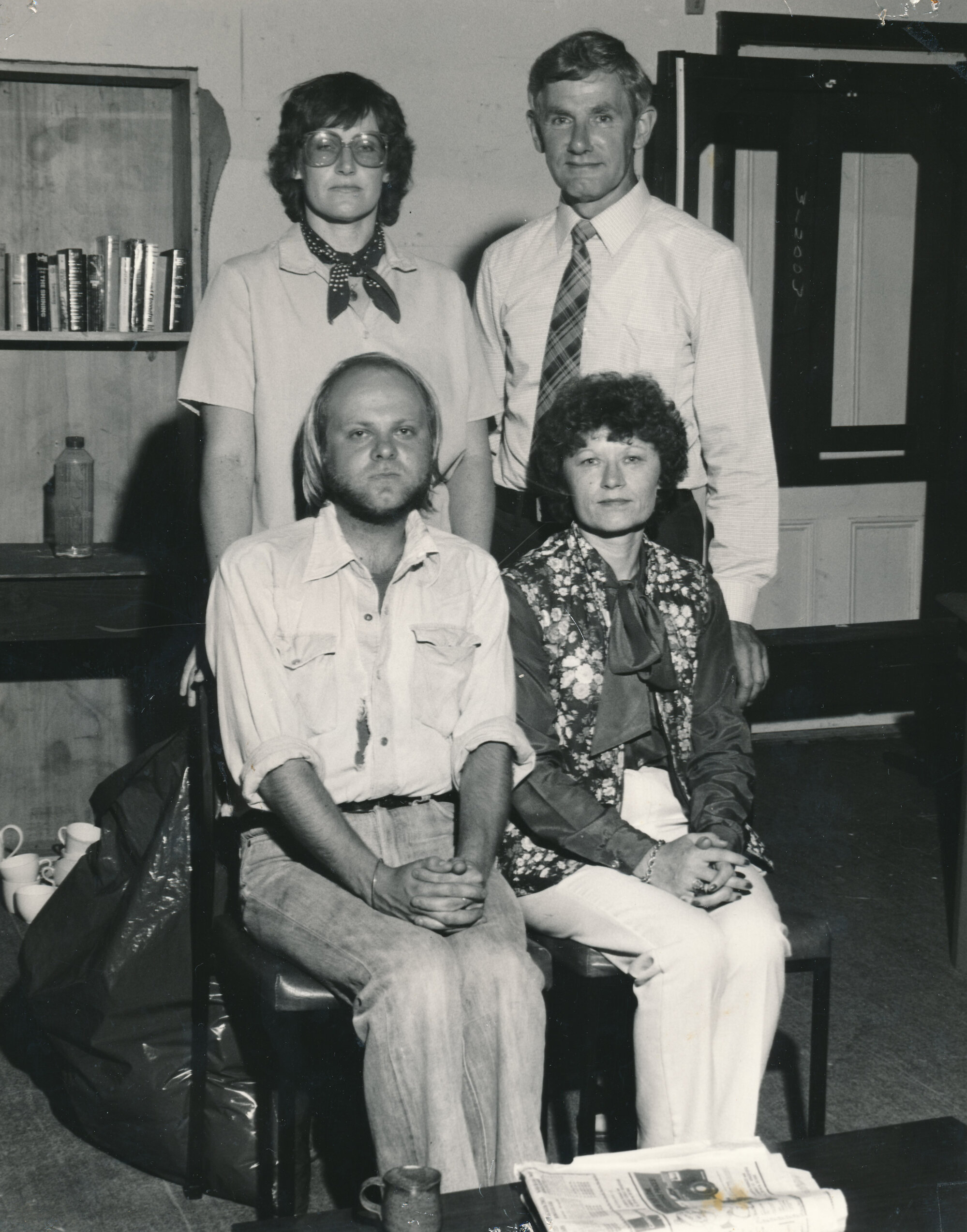 Heretaunga Players; Fifty-Fifty; Joan Moran (?), John Butterfield, Alan Seymour and Margaret Belhsam